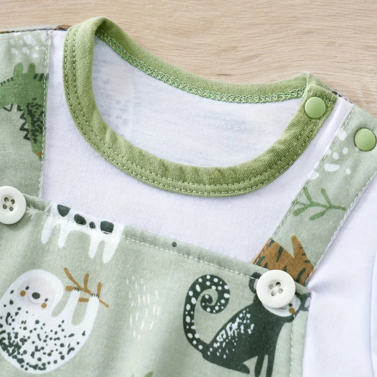 Jungle Baby Romper Set - additional view, baby and toddler clothing product photo