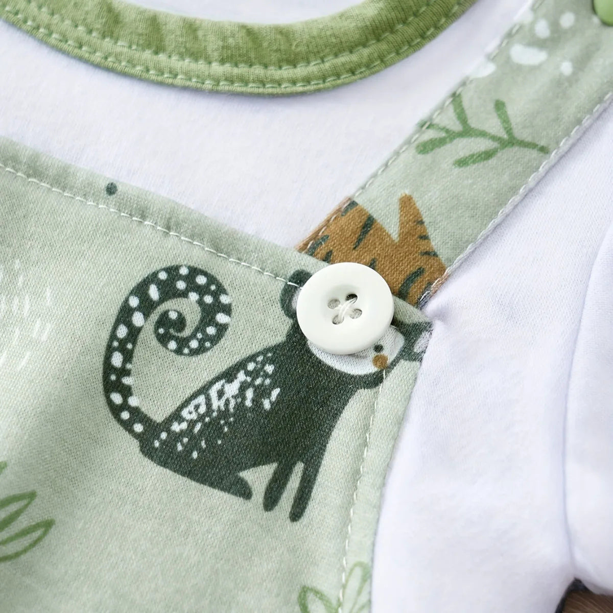 Jungle Baby Romper Set - additional view, baby and toddler clothing product photo