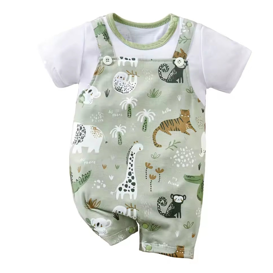 Jungle Baby Romper Set