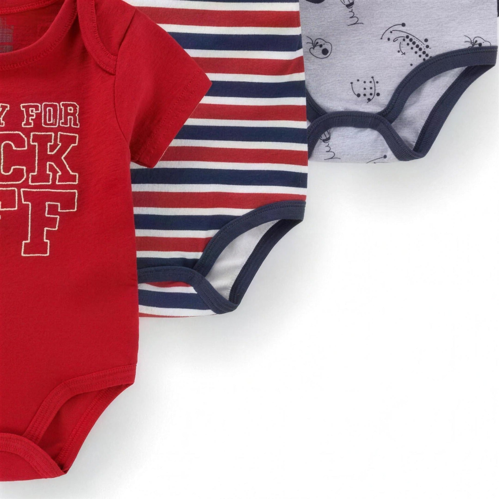 Kick Off Bodysuit Set - fabric and print detail