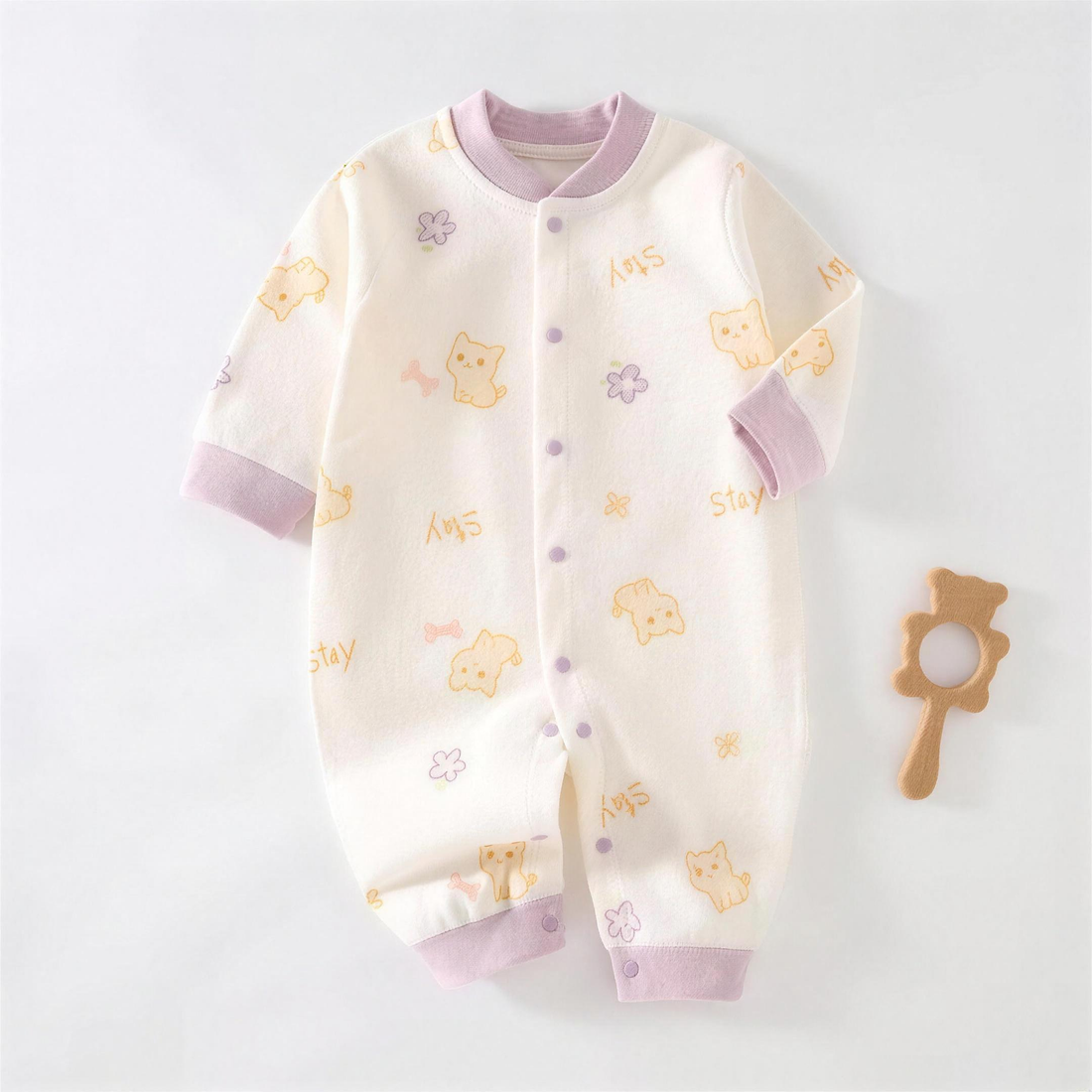 Sweet Kitten Romper - professional studio photo