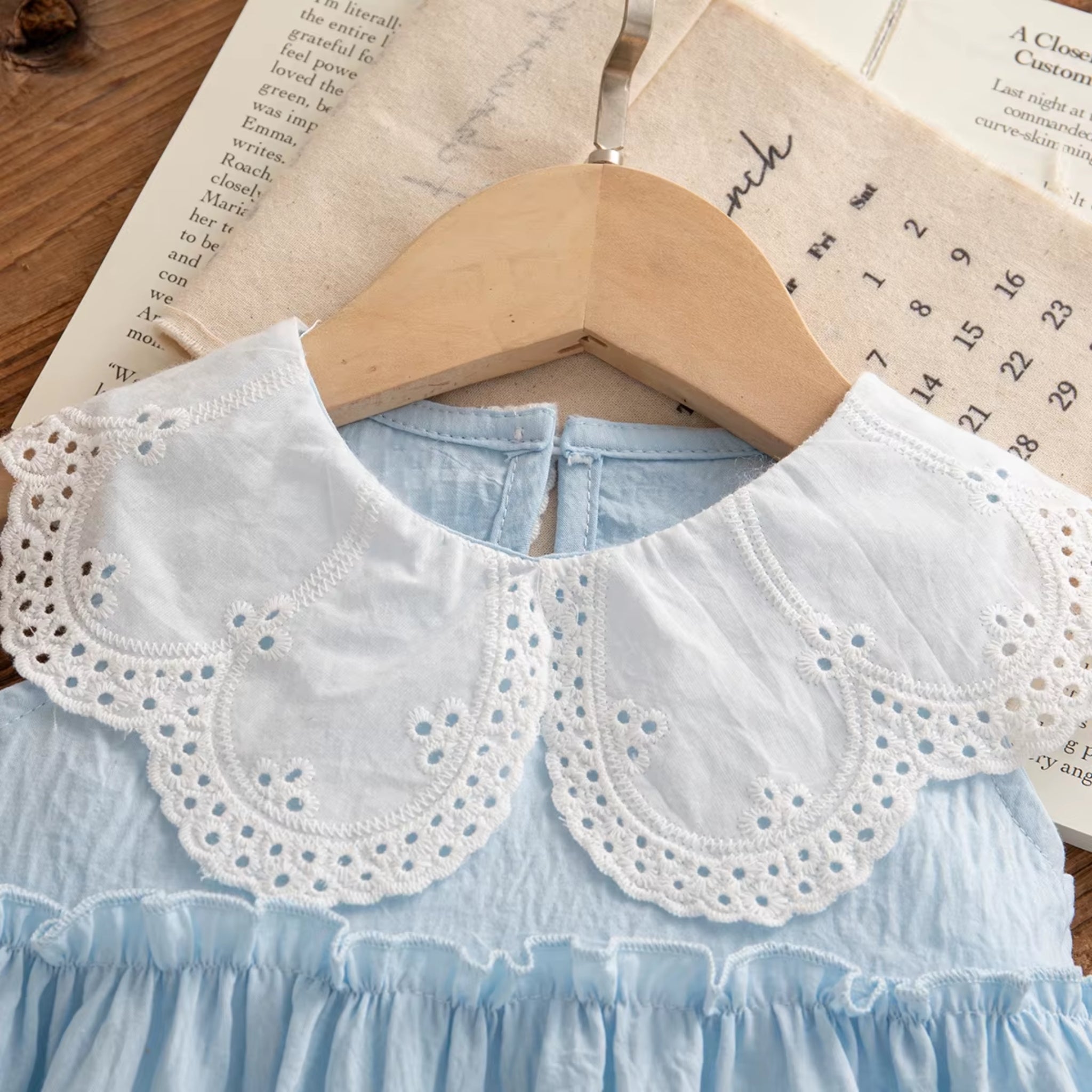 Lace Collar Summer Dress