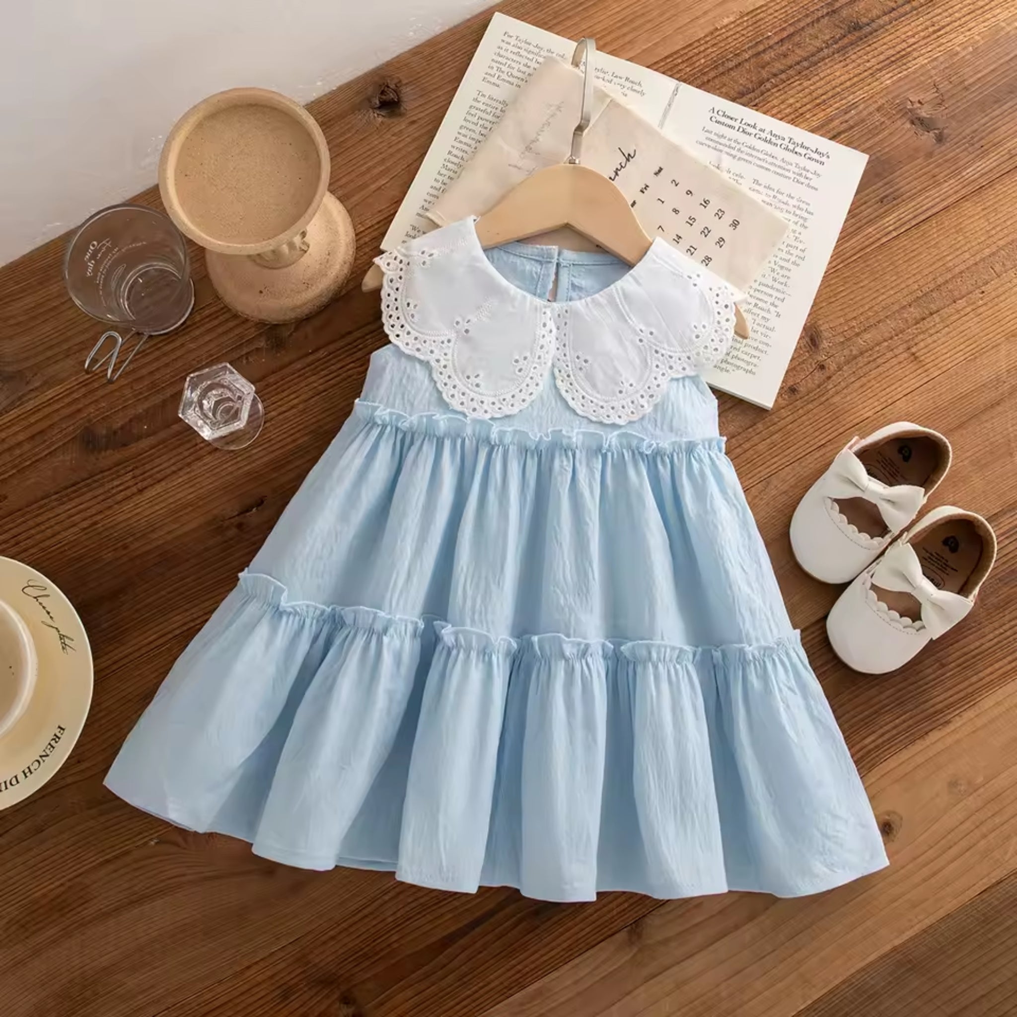 Lace Collar Summer Dress