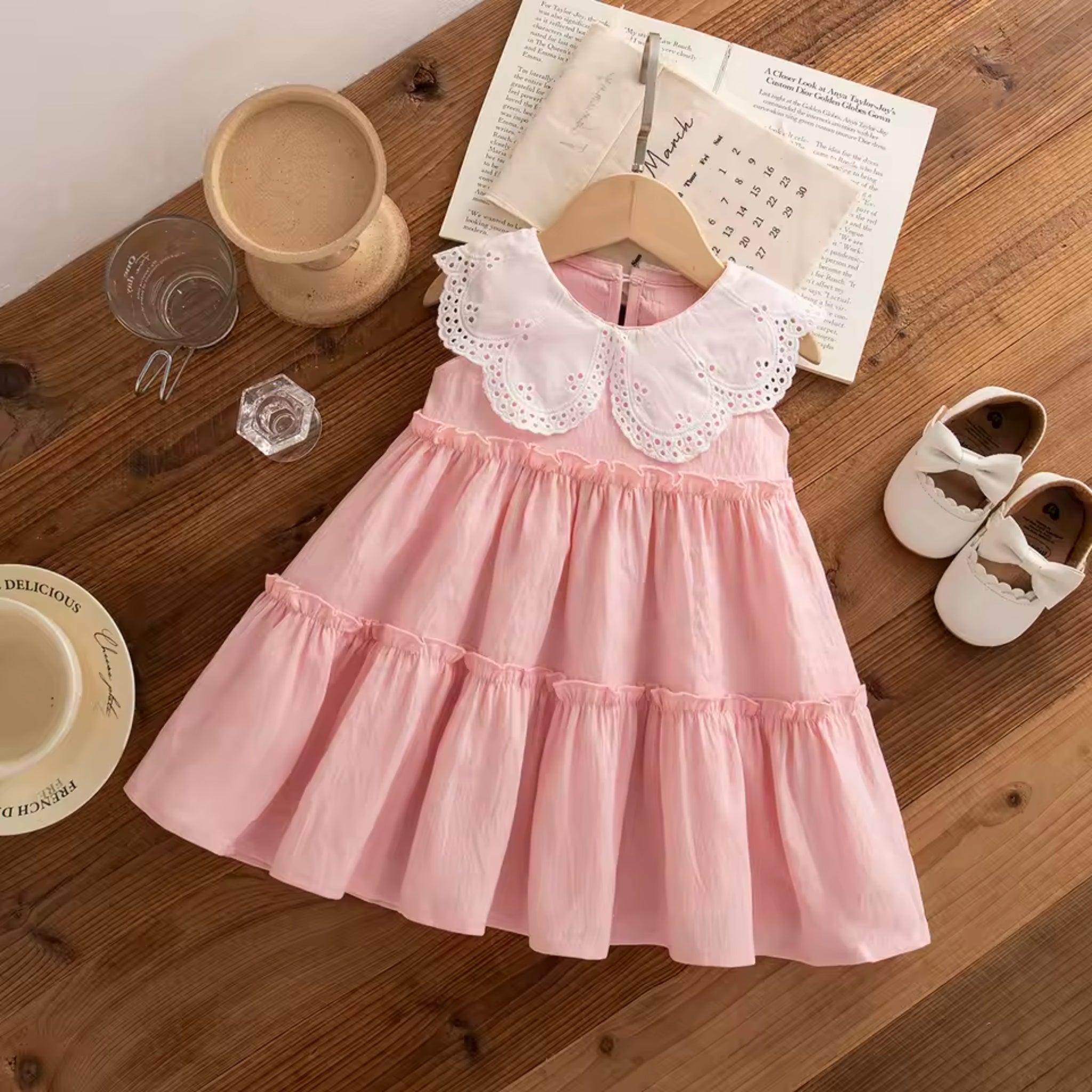 Lace Collar Summer Dress