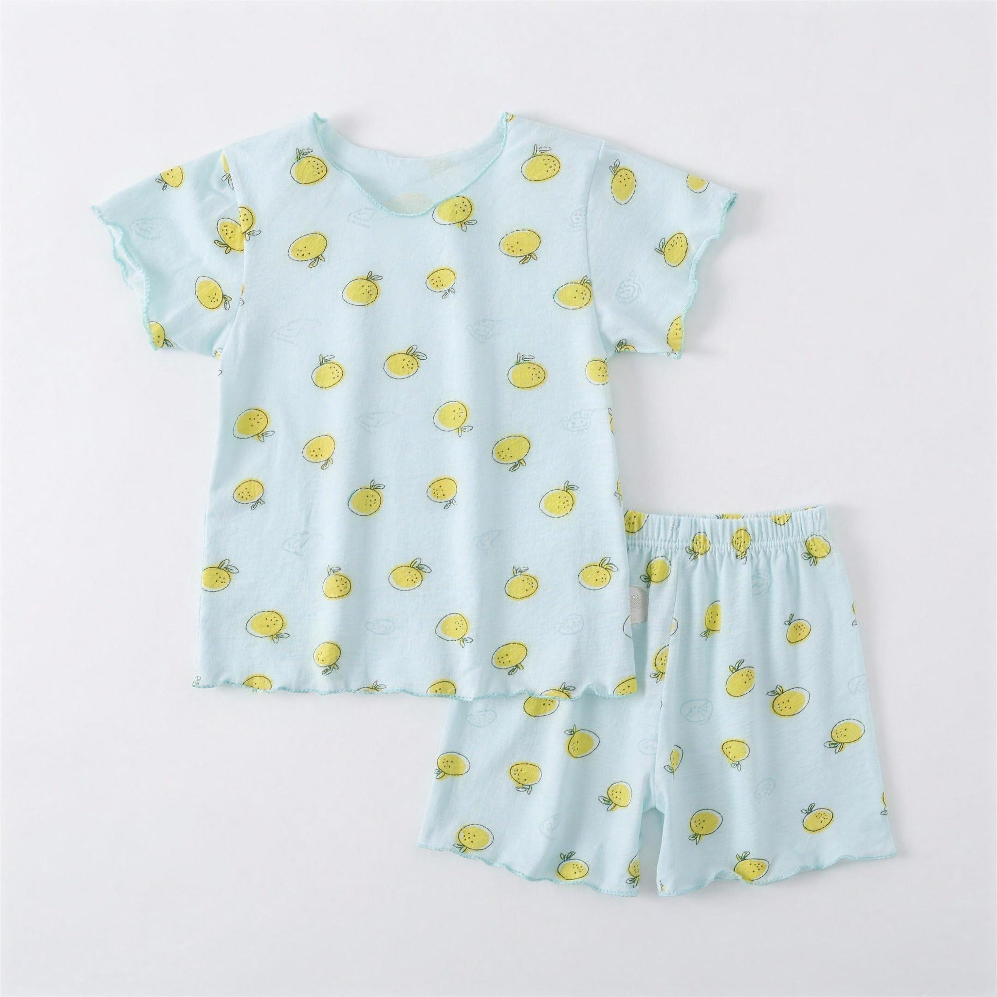 Lemon Pajama Set - professional product photo on white background