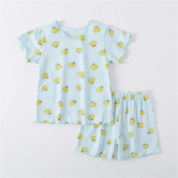 Lemon Pajama Set - professional product photo on white background