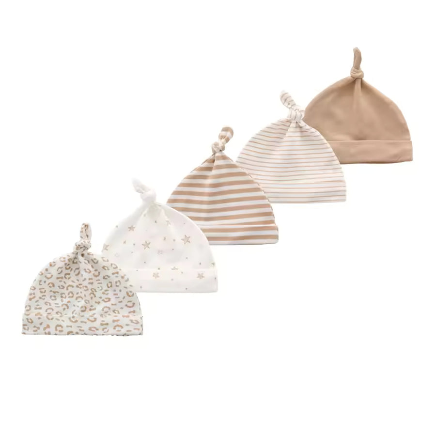 Leopard Knotted Hats Set