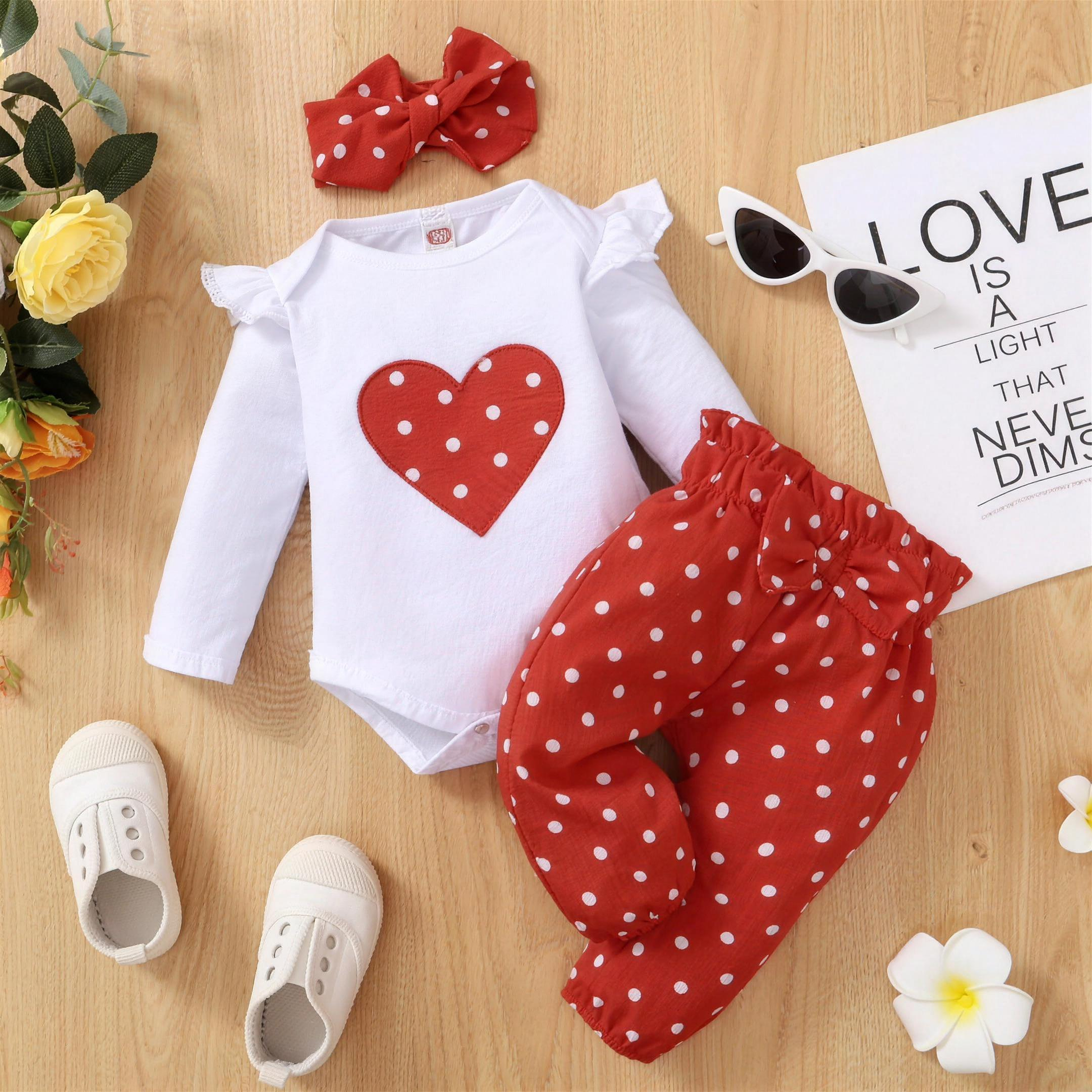 Heart Polka Pant Set - extra 1