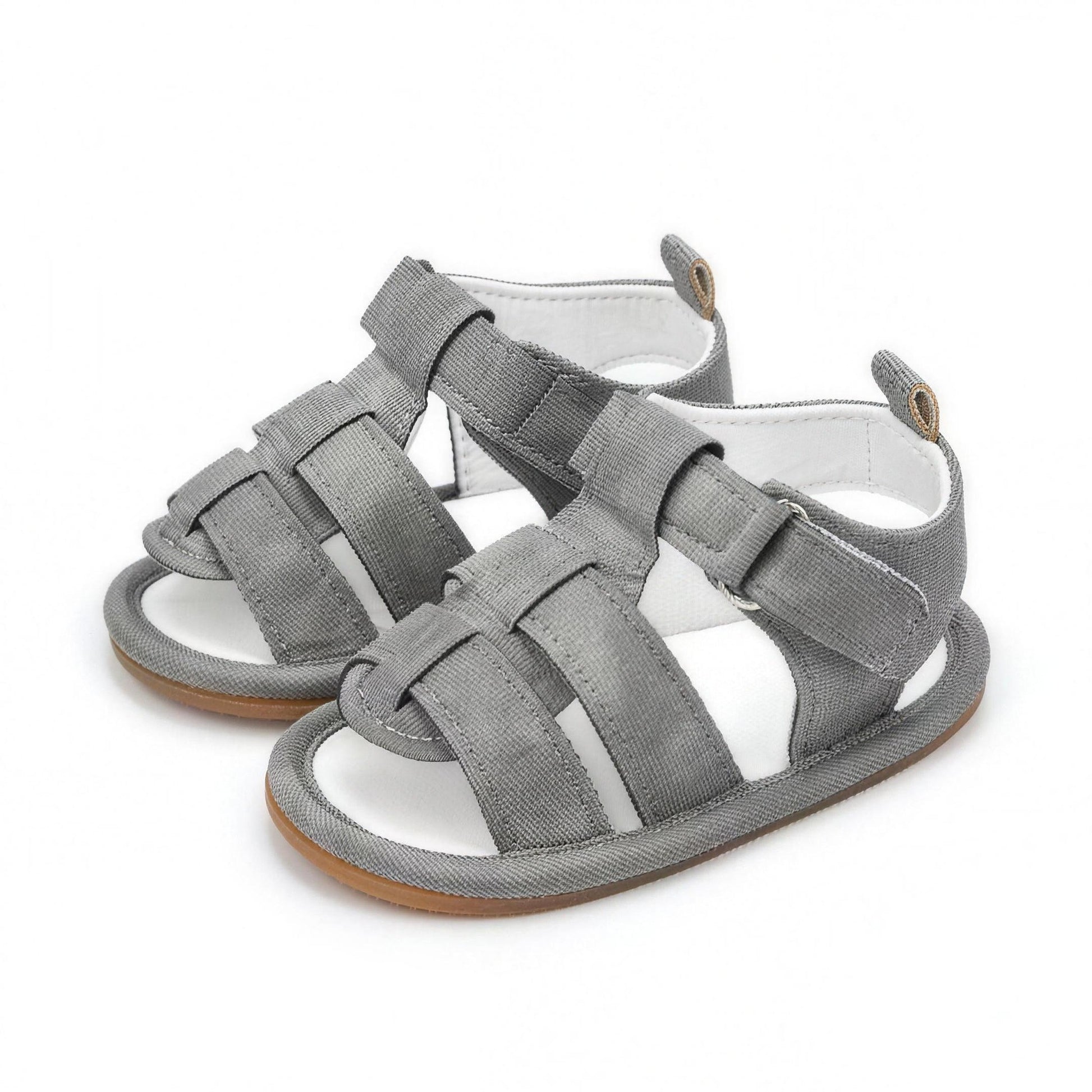 Fisherman Sandal - Light Grey - professional product photo on white background