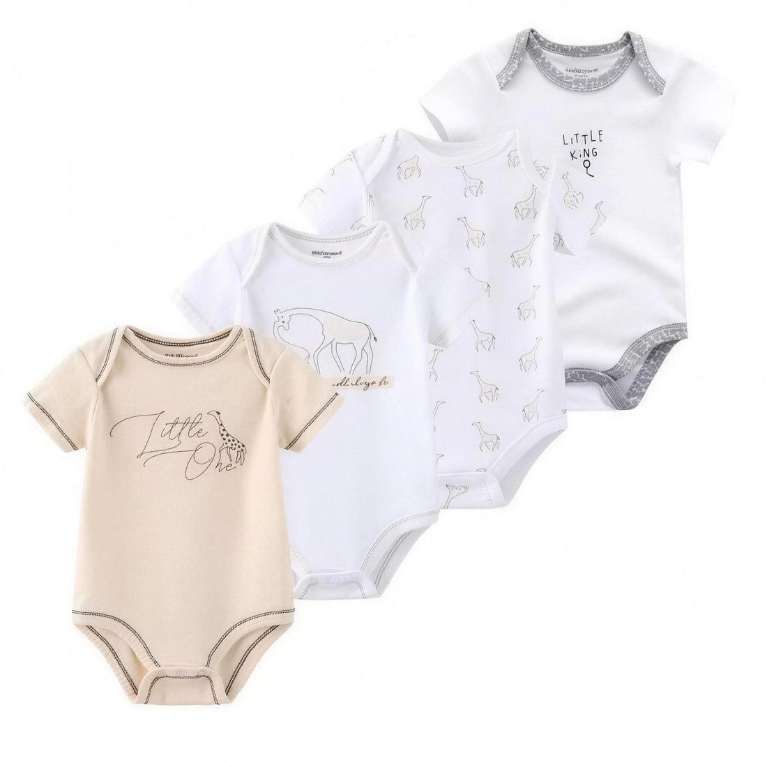 Little King Bodysuit Set - professional product photo on white background