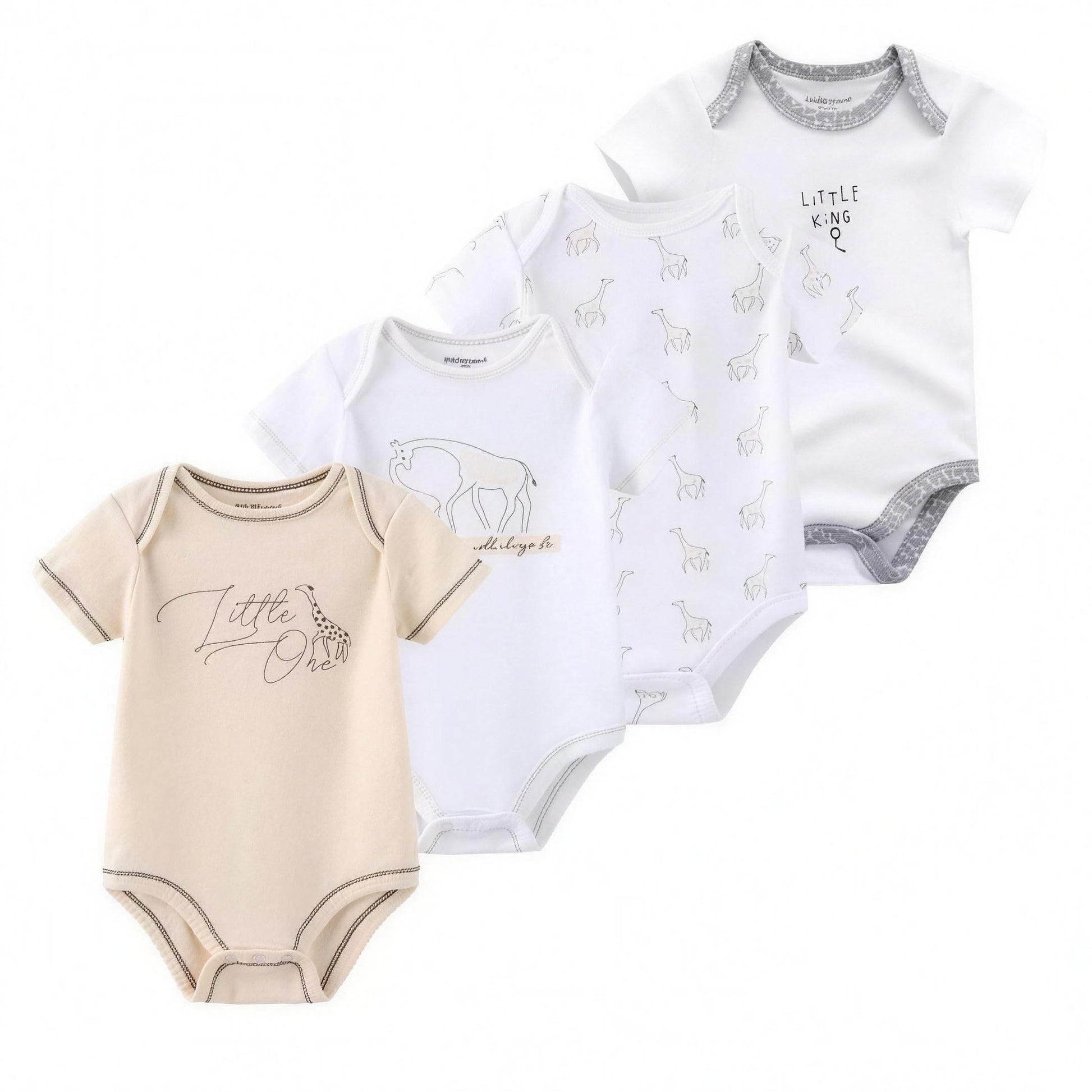 Little King Bodysuit Set - professional product photo on white background