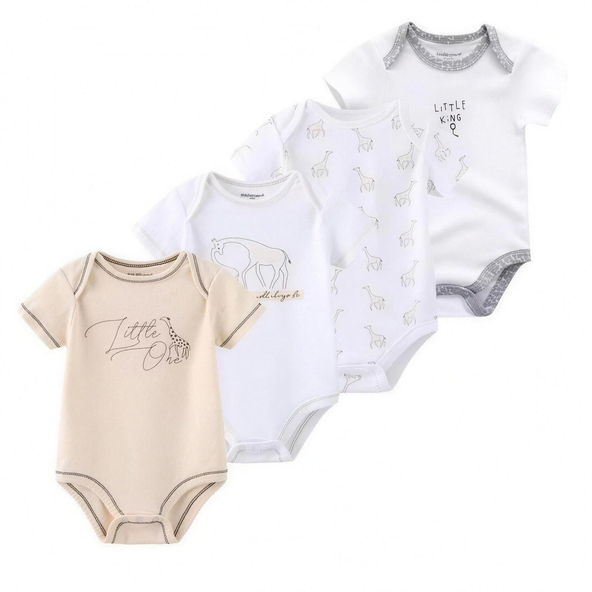 Little King Bodysuit Set - professional product photo on white background