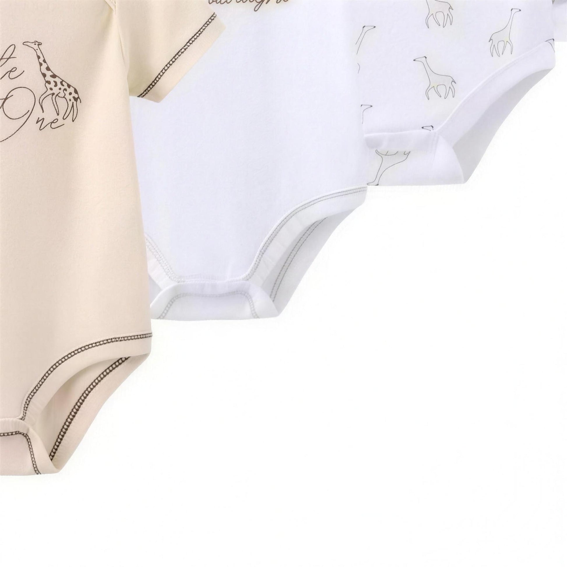 Little King Bodysuit Set - fabric and print detail