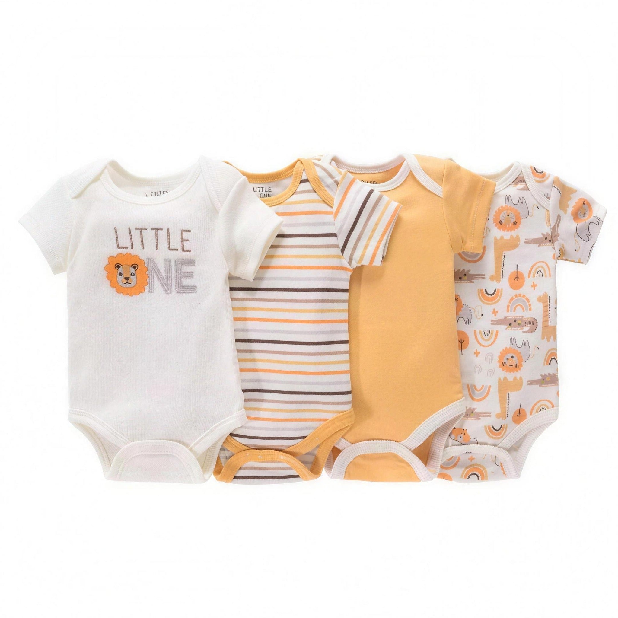 Little One Lion Bodysuit Set - professional product photo on white background