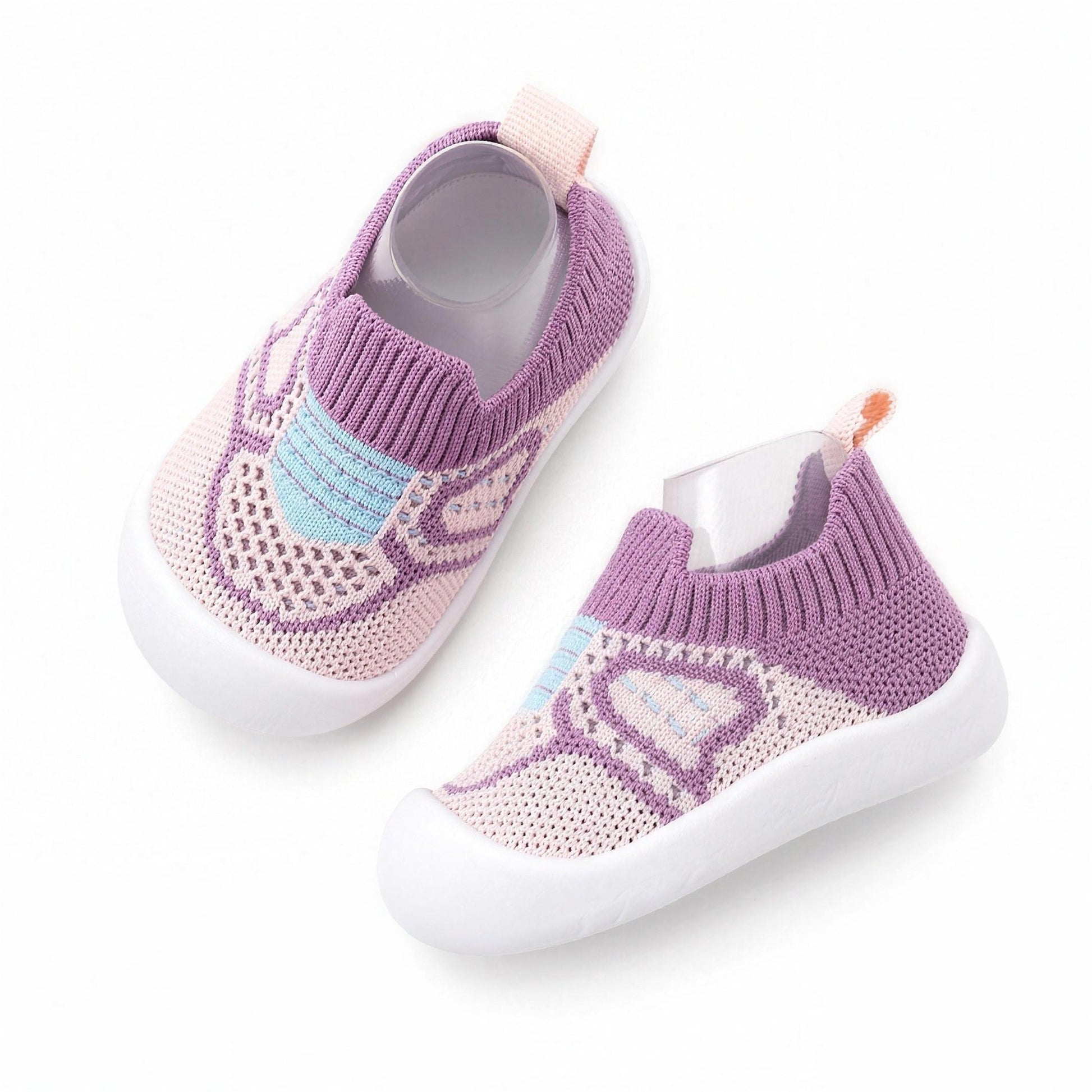 Breathable Mesh Sneakers - Mauve