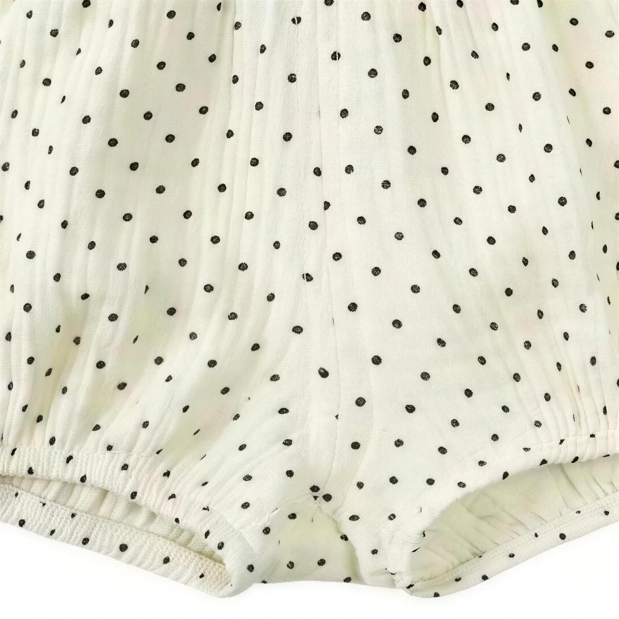 Mini Dot Bloomer Shorts - fabric detail