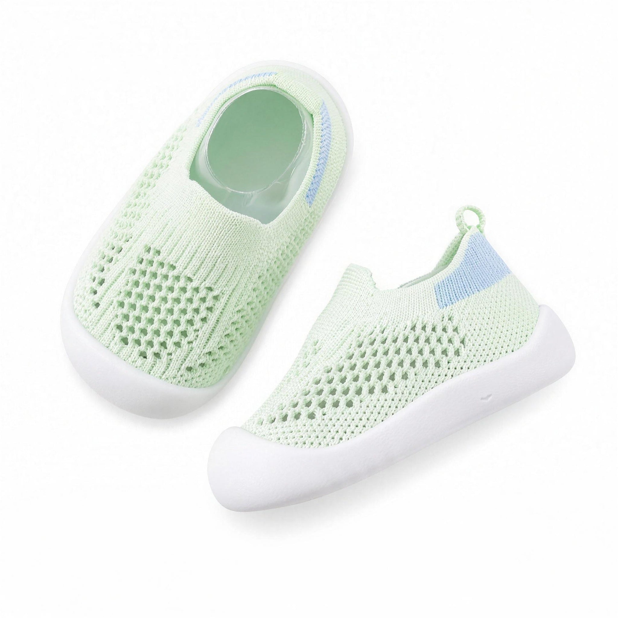 Colorblock Knit Sneakers - Mint