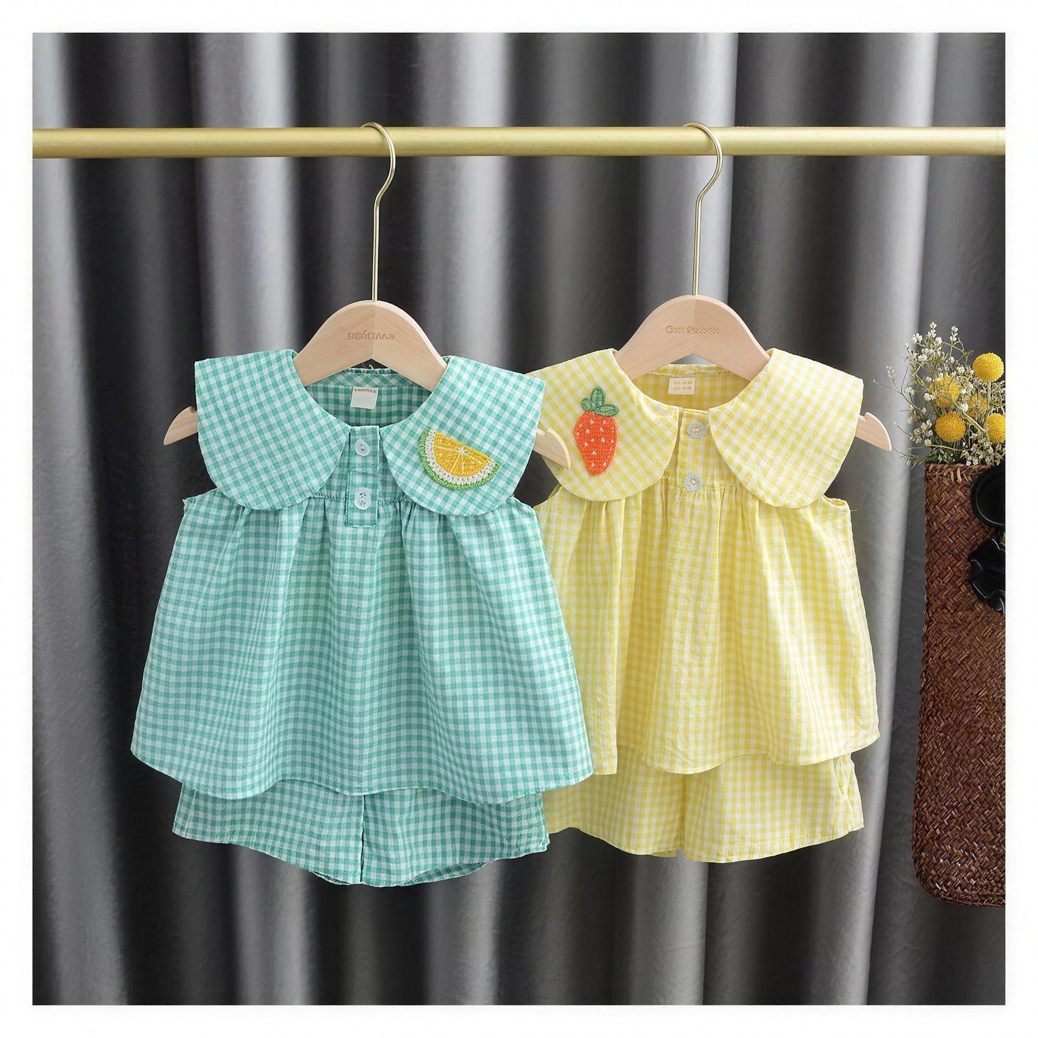 Gingham Fruit Patch Set - additional photo
