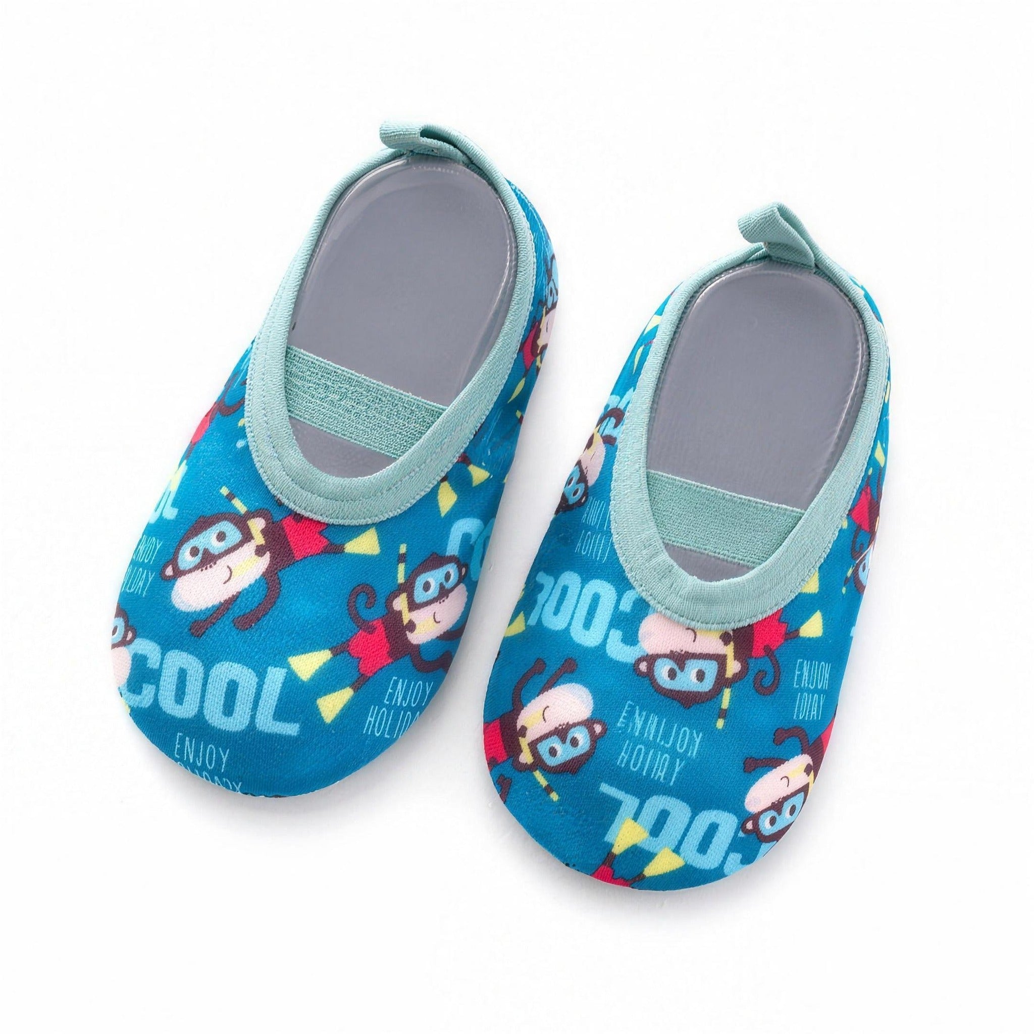 Aqua Water Shoes - Monkey Print