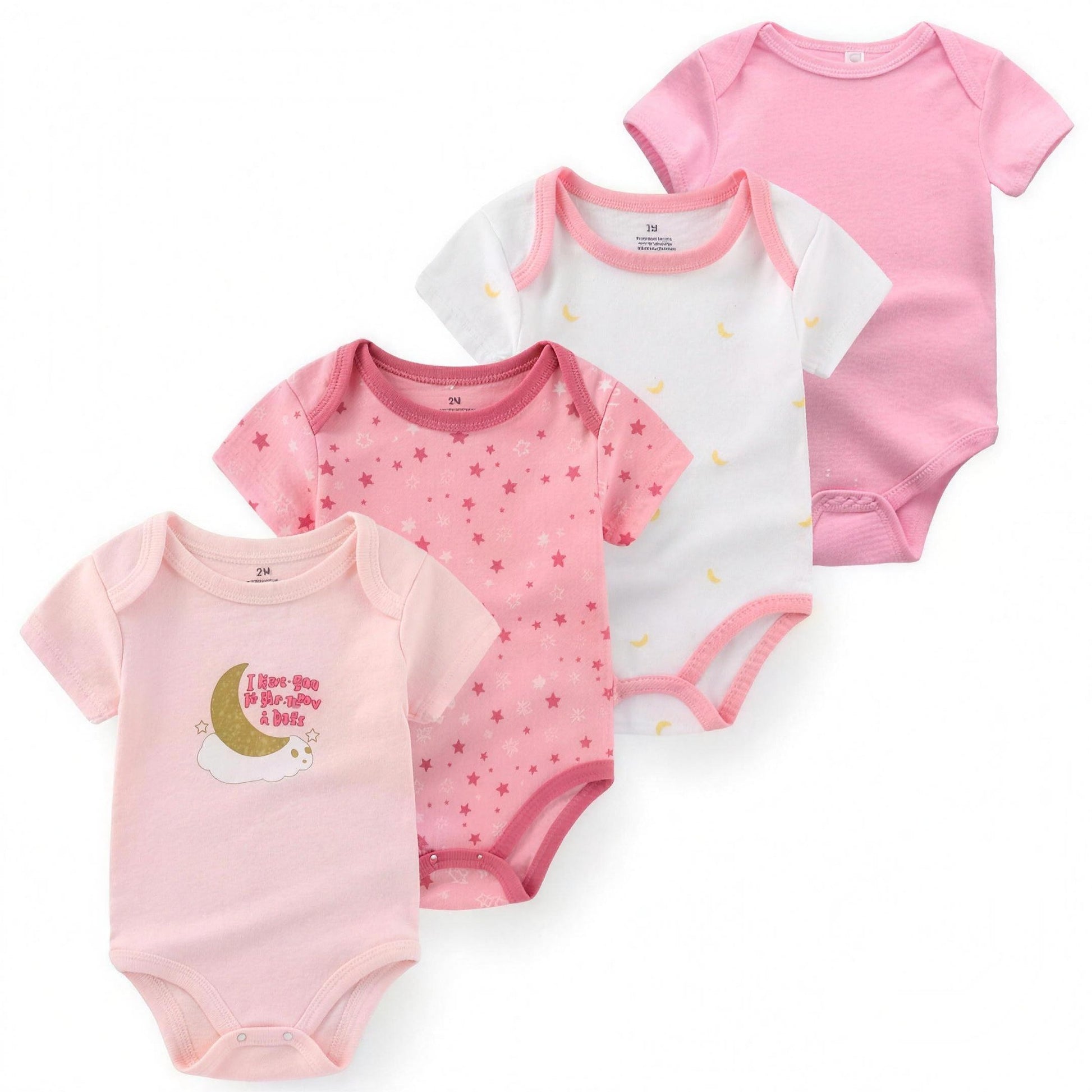 Moon And Back Bodysuit Set - professional product photo on white background