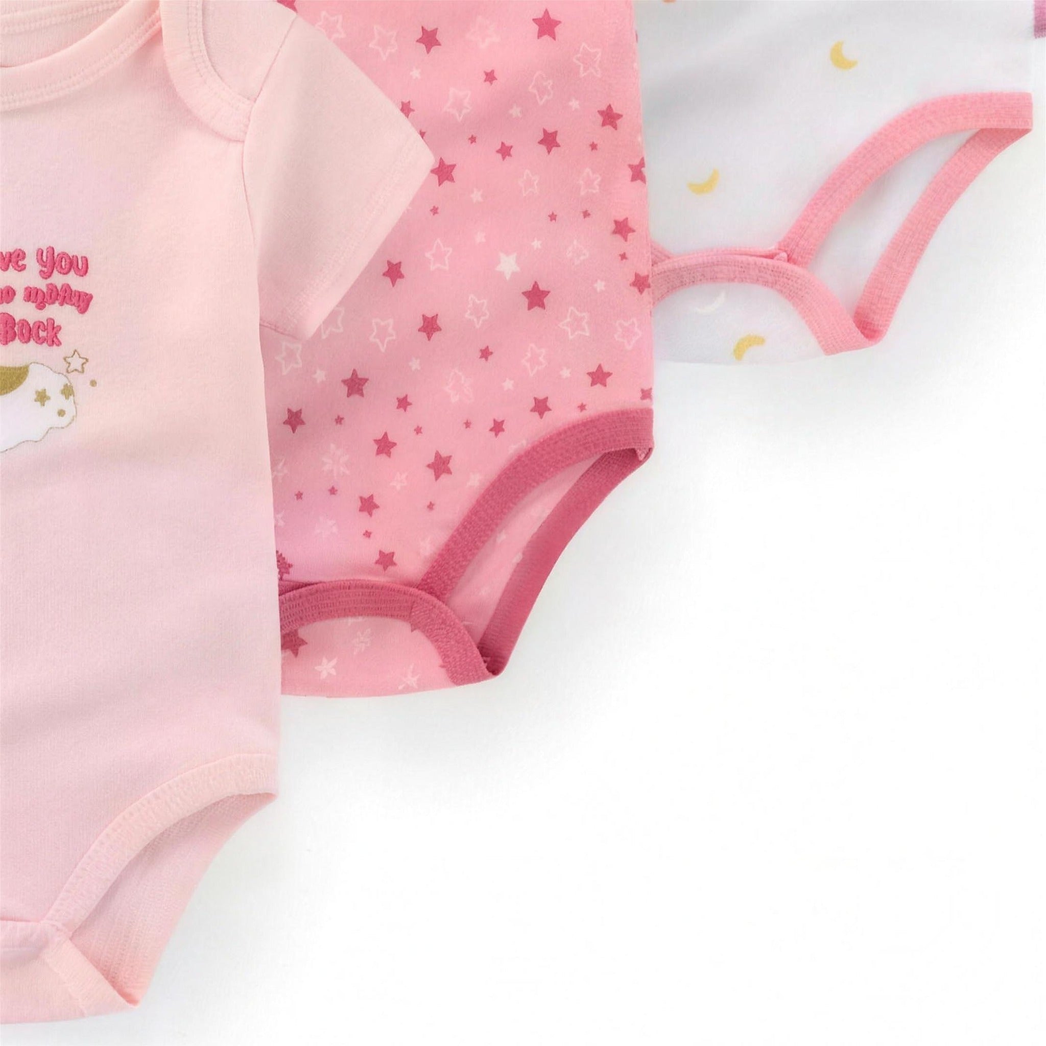 Moon And Back Bodysuit Set - fabric and print detail