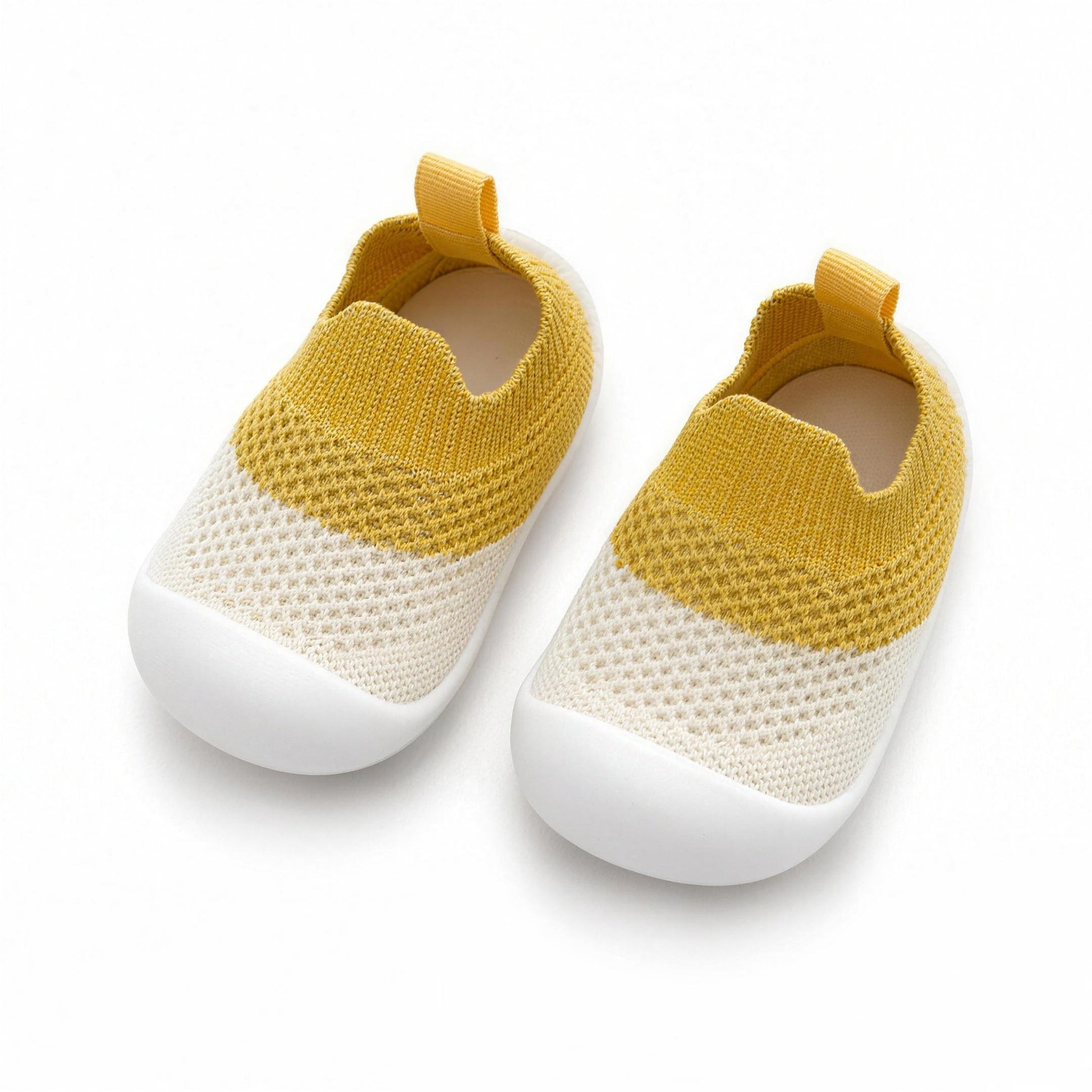 Breathable Mesh Sneakers - Mustard