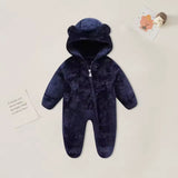 Bear Hood Fleece Onesie