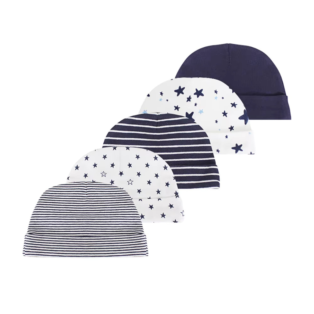 Navy Hat Set - all 5 hats