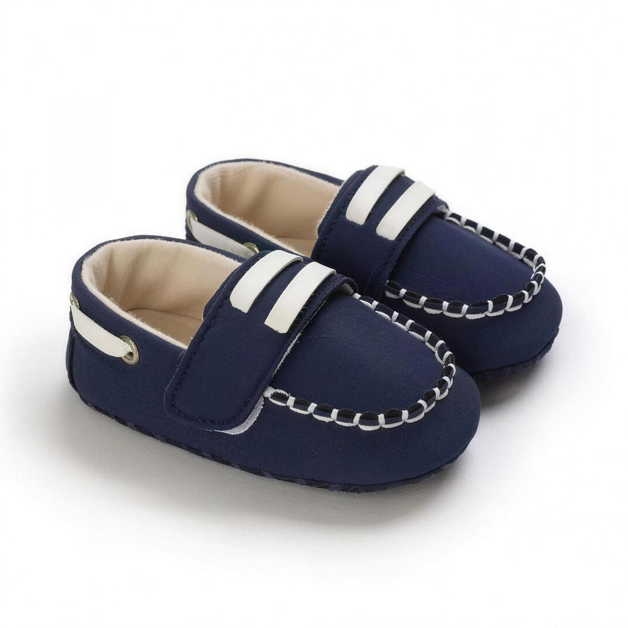 Navy Trim Loafer