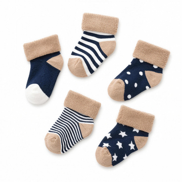 Nautical Trim Socks - professional studio photo