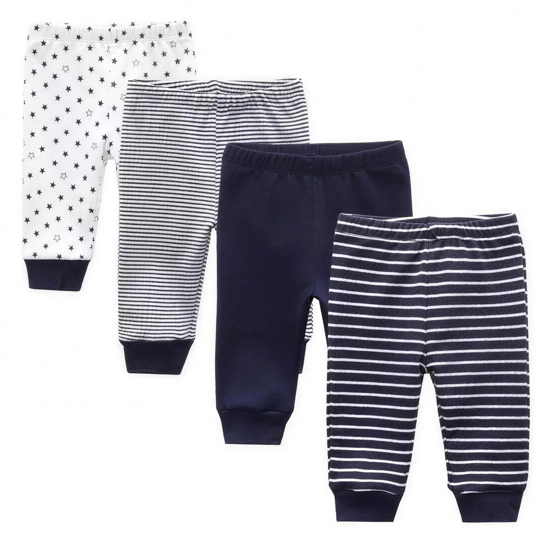 Navy Stripe Pants Set - professional studio photo