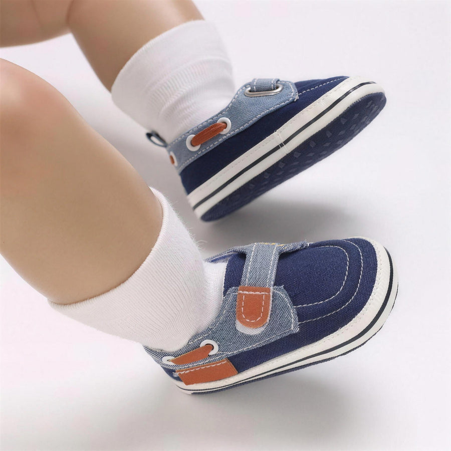 Navy Plaid Boat Shoe