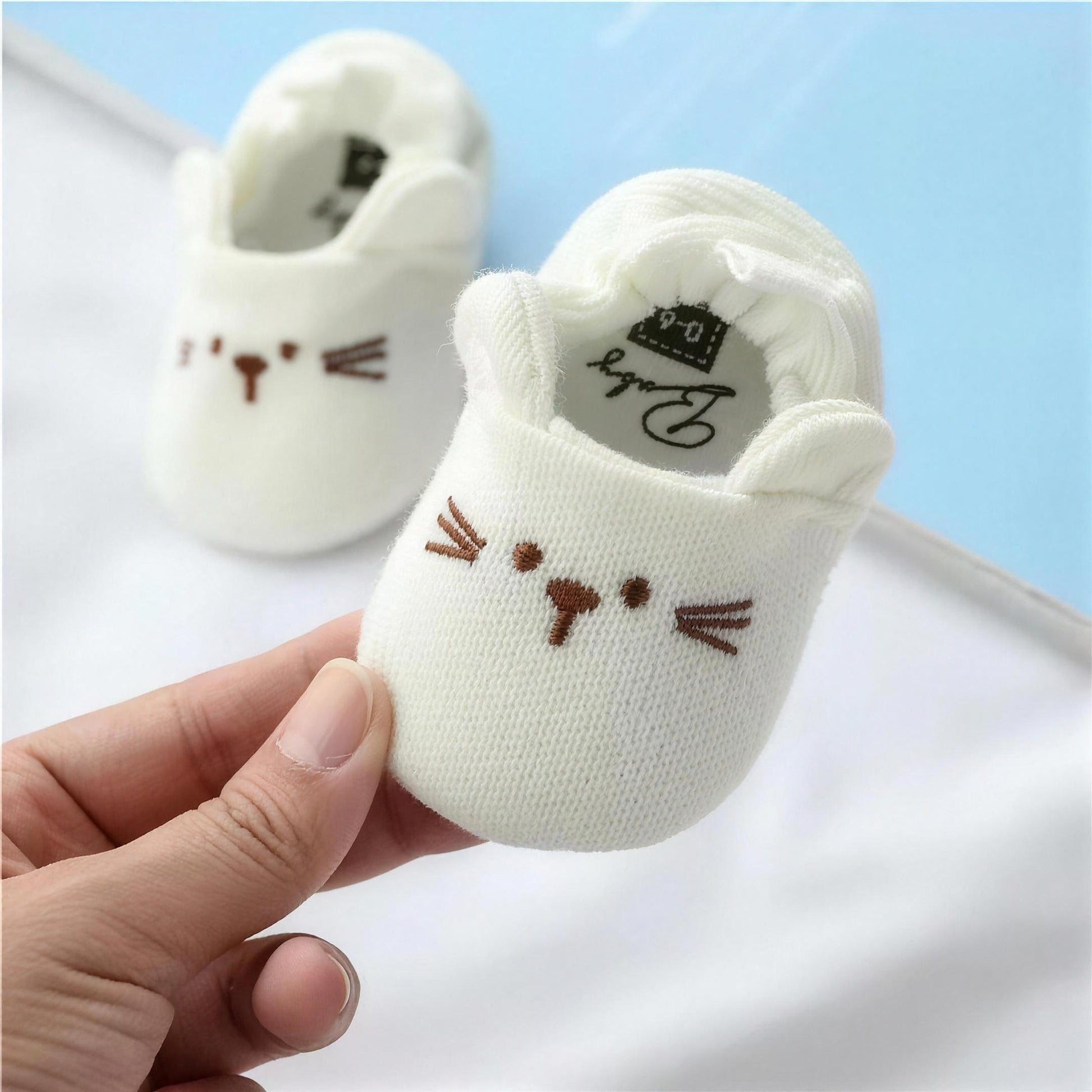 Kitty Ear Knit Booties - additional photo