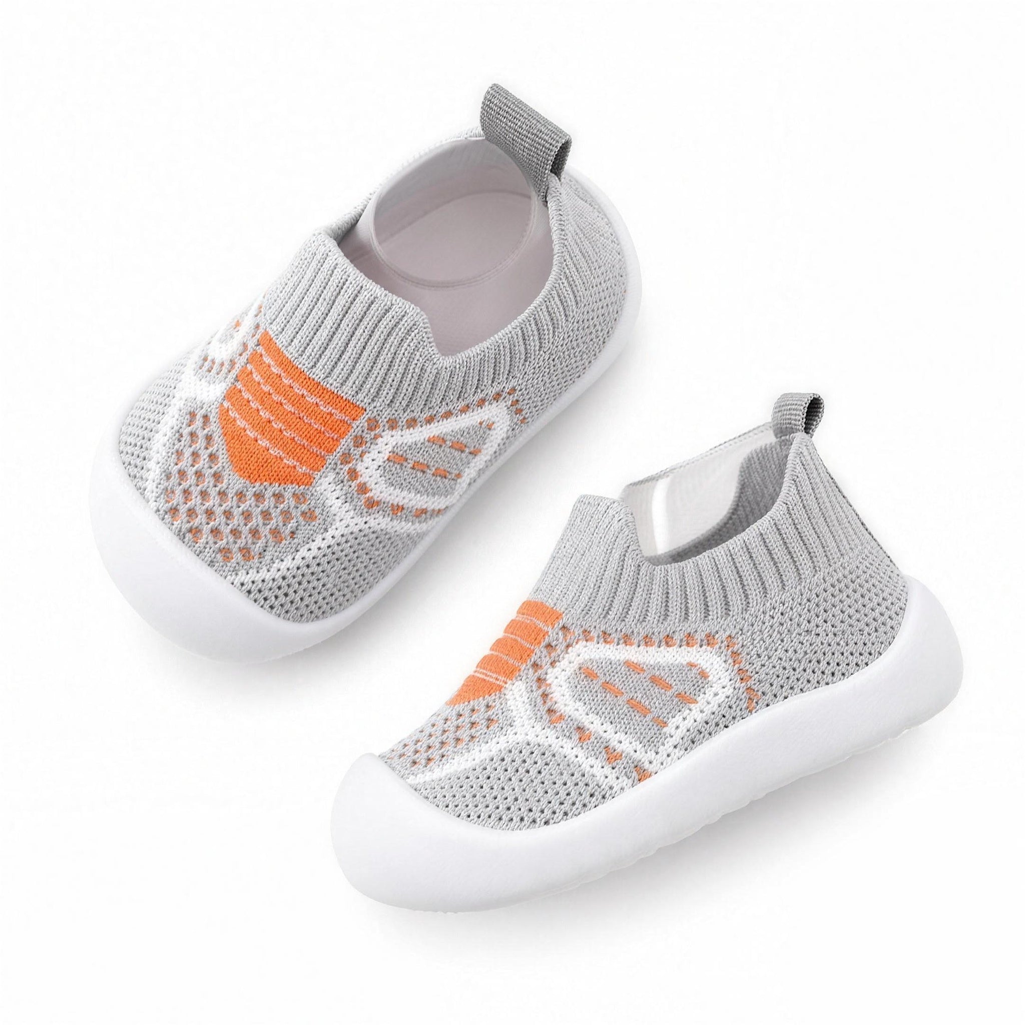 Breathable Mesh Sneakers - Orange