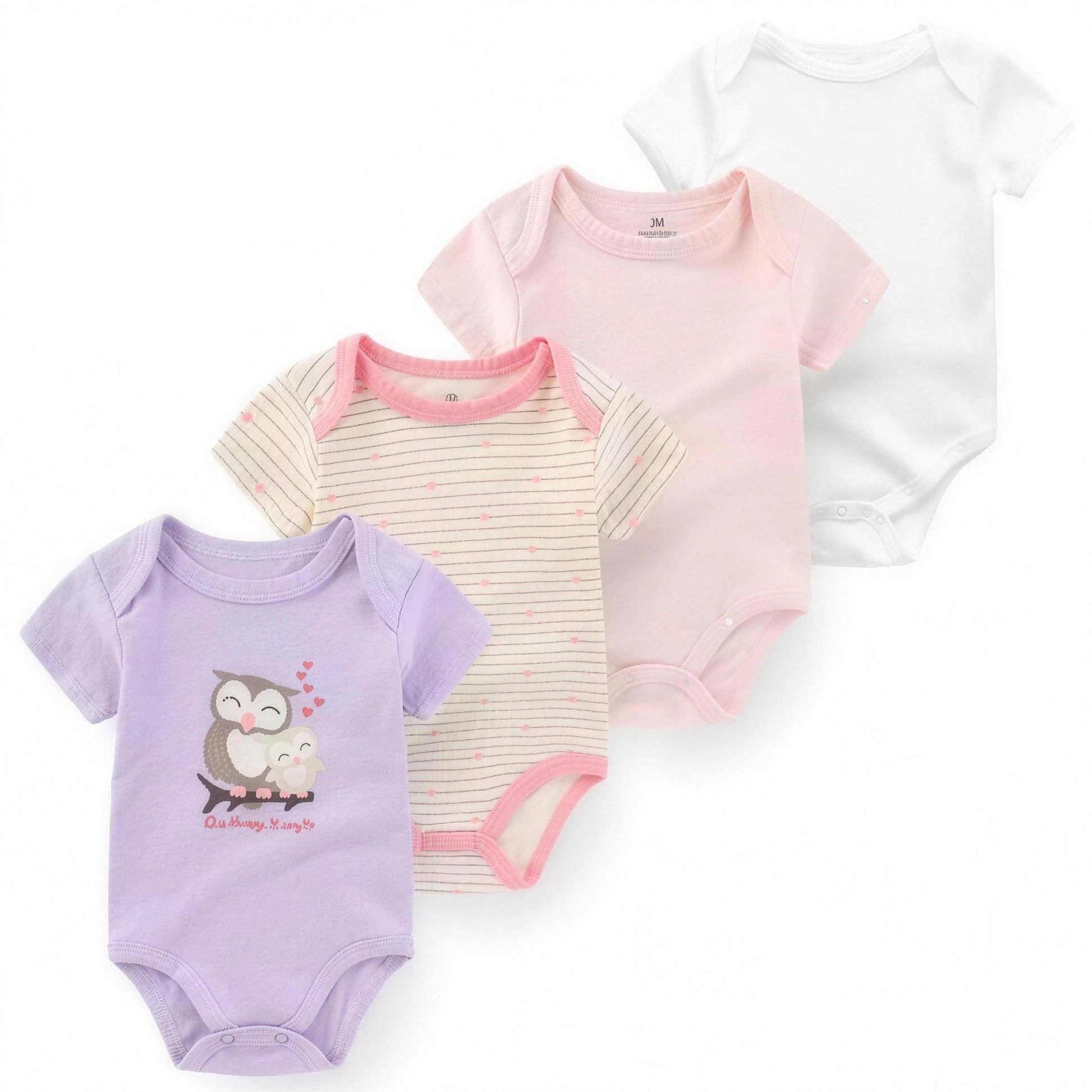 Owl Always Love You Bodysuit Set - professional product photo on white background