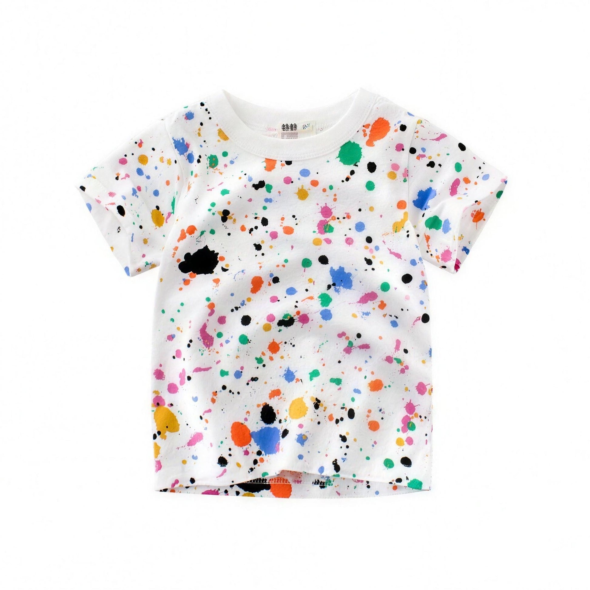 Paint Splatter Tee - professional product photo on white background