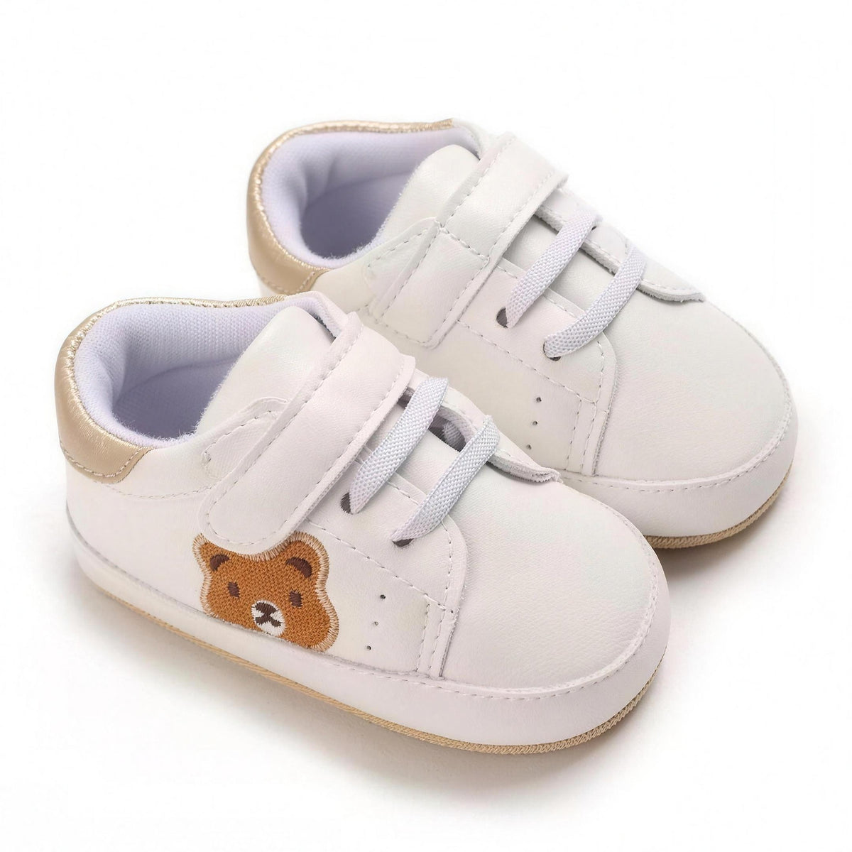 Teddy Bear Sneaker - Gold, detail view