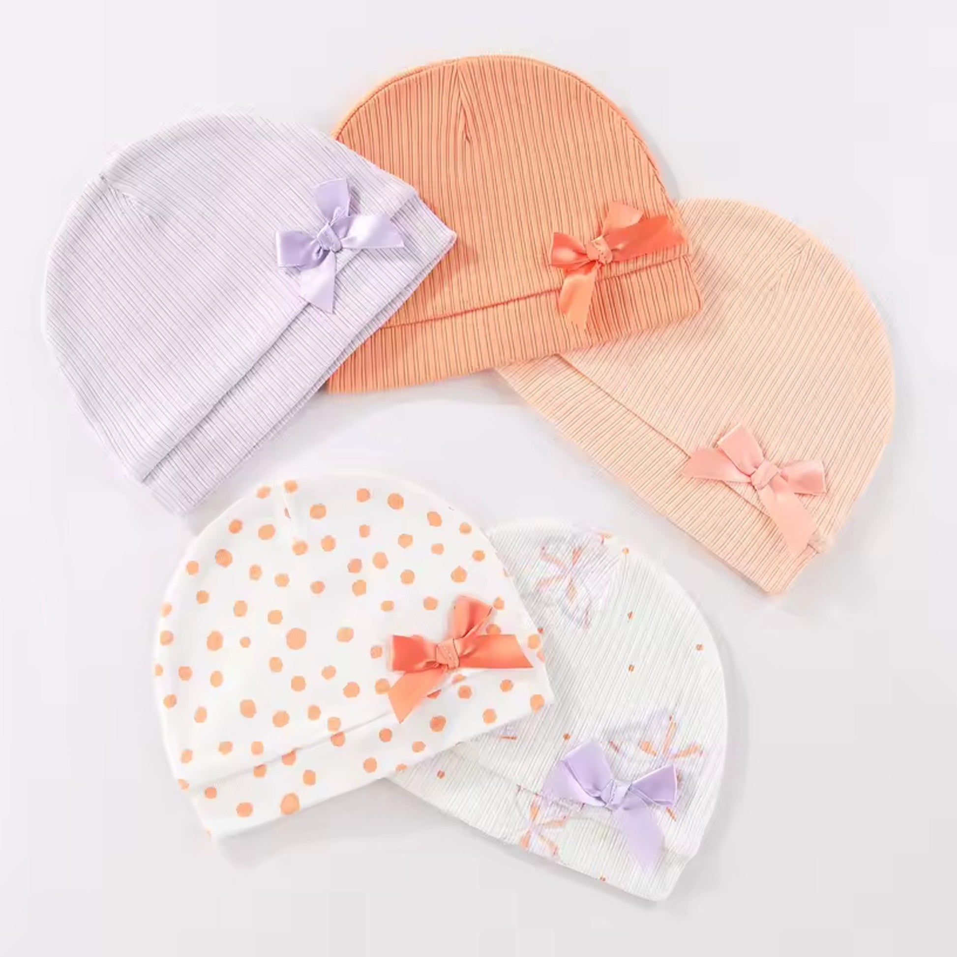 Peach Hat Set - detail