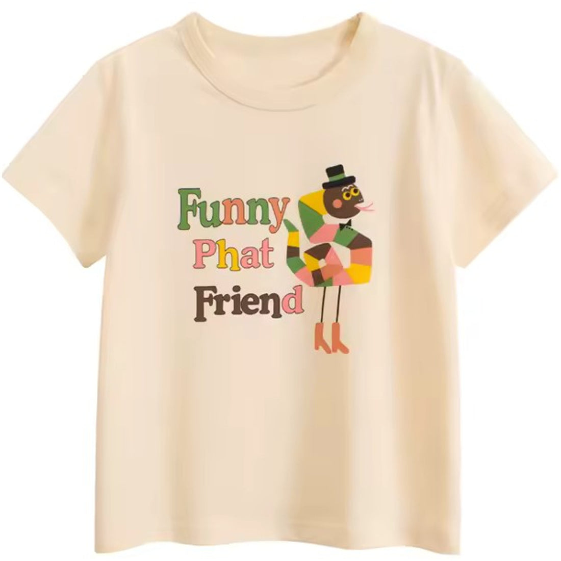 Phat Friend Tee, girls baby and toddler t-shirt, professional product photo on white background