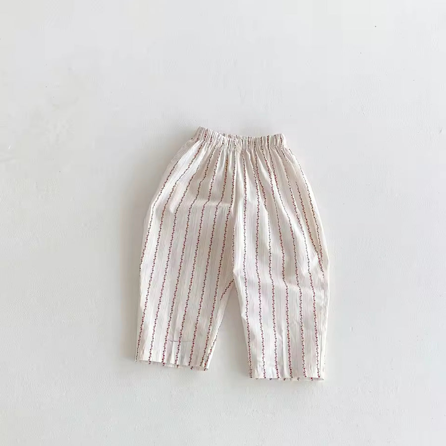 Pink Floral Summer Pants
