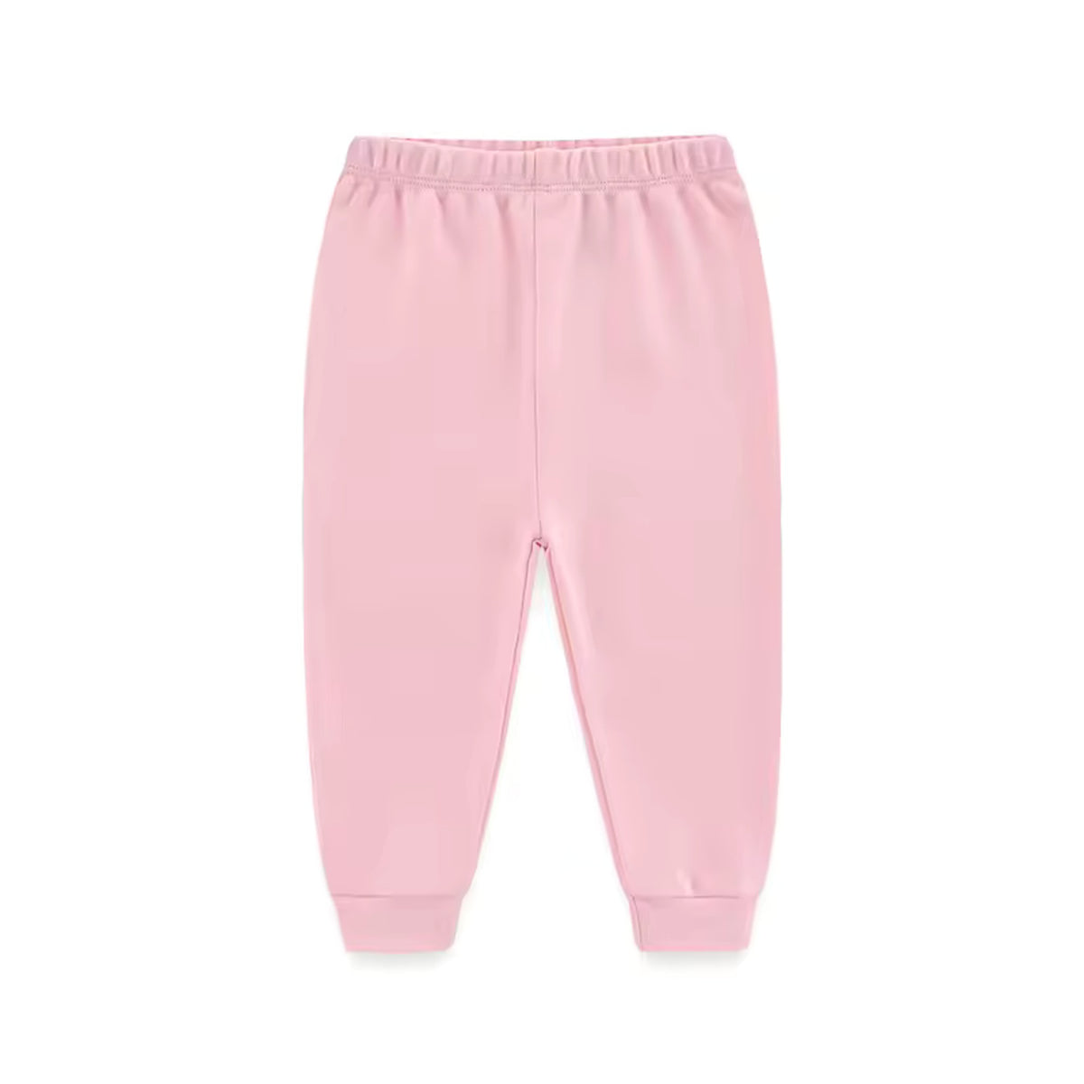 Basic Cuffed Pants - Pink
