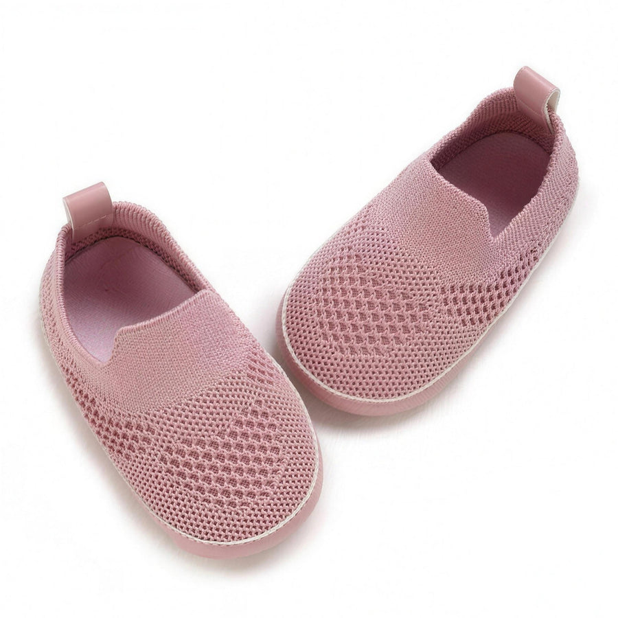 Pink Knit Slip-On
