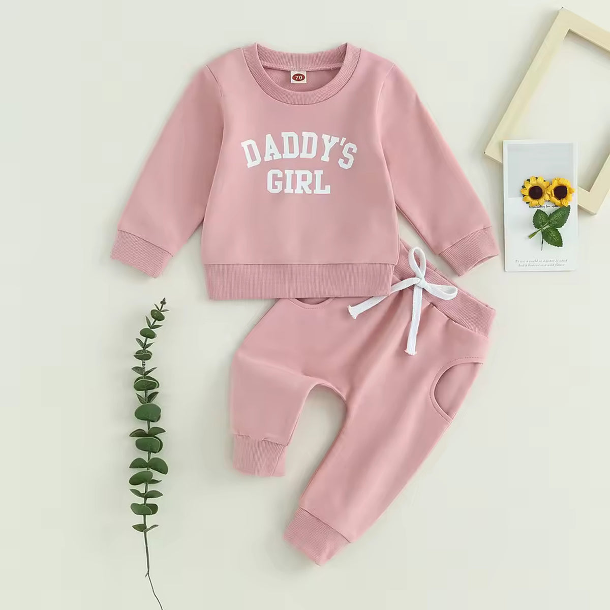 Daddy's Girl Sweatshirt & Jogger Set - styled lifestyle shot