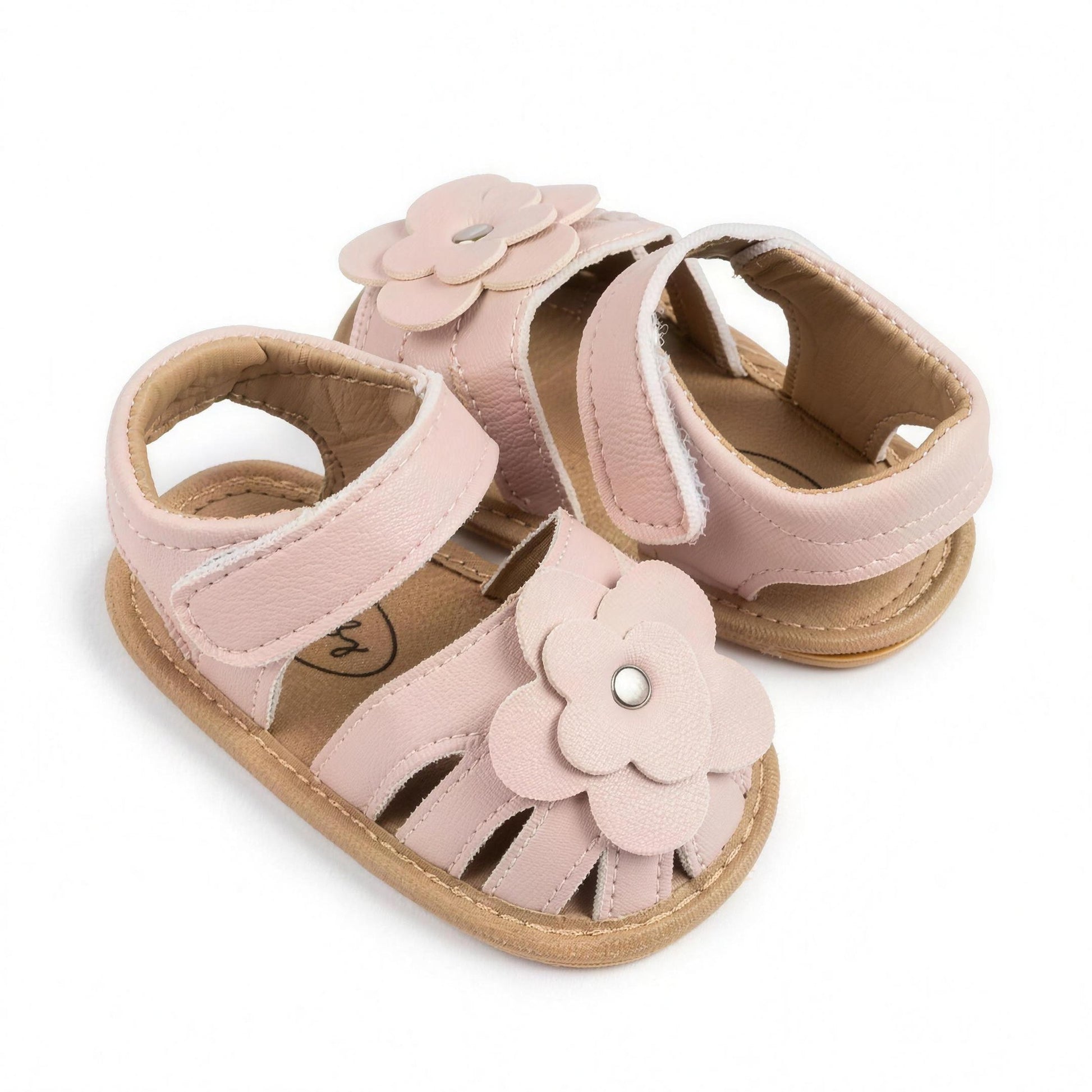 Flower Princess Sandals - Pink - professional product photo on white background