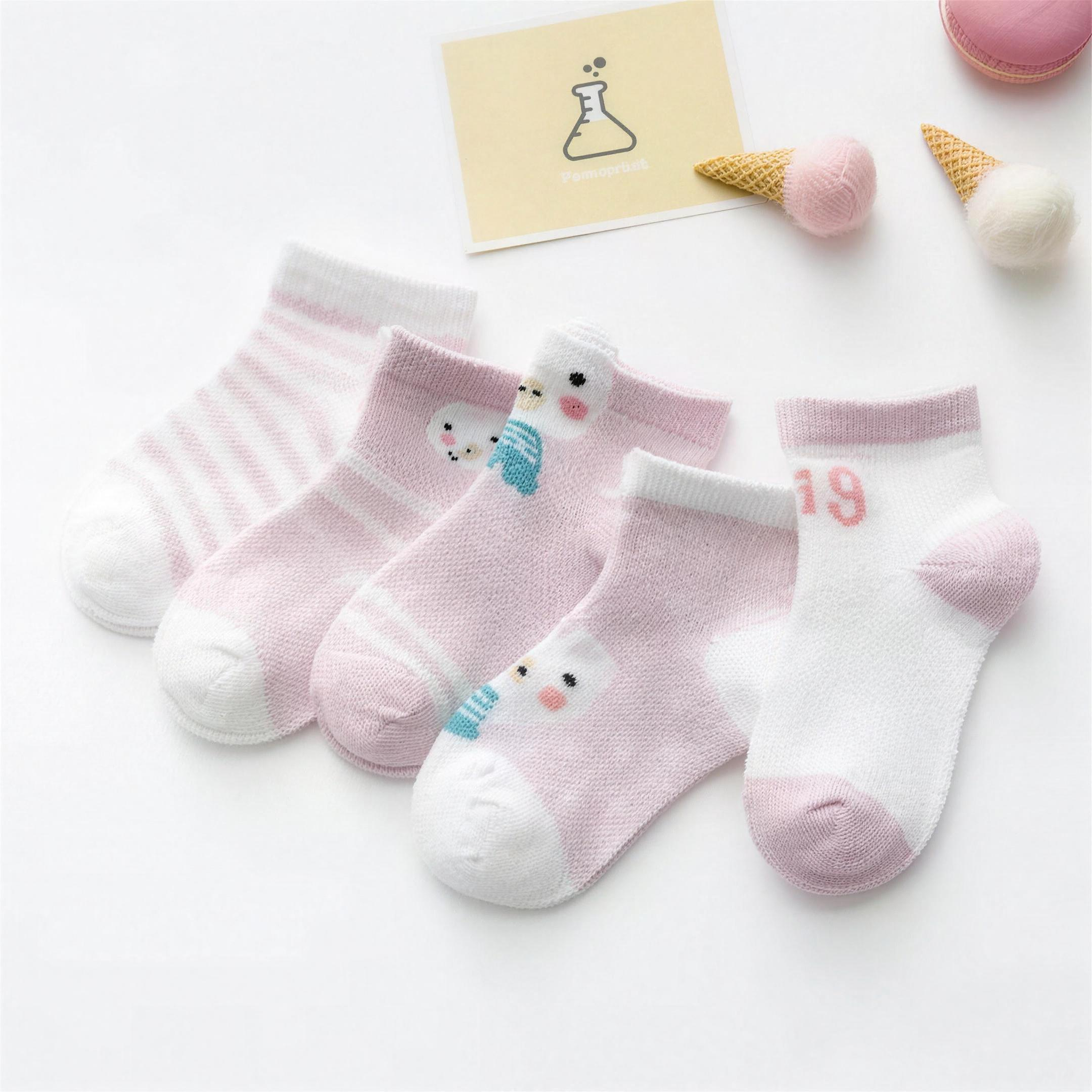 Blush Bear Sock Set - lifestyle photo