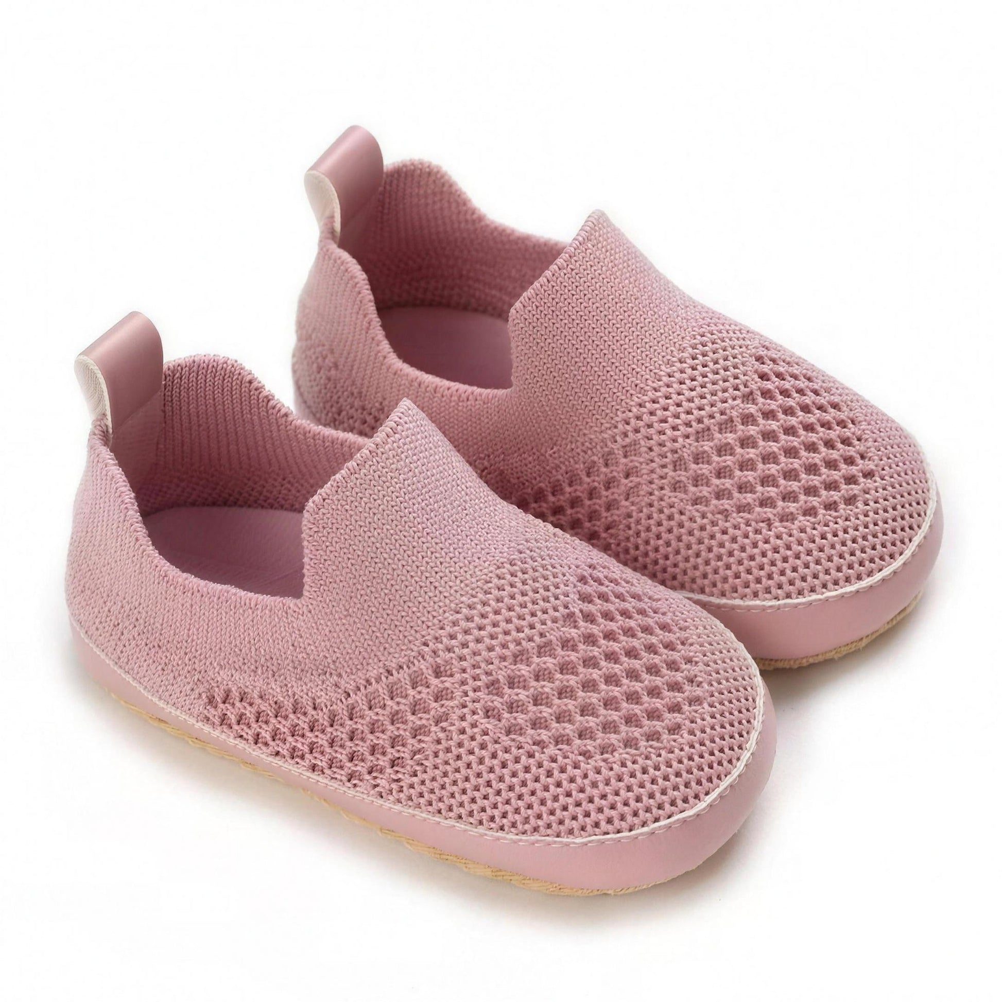 Pink Knit Slip-On - detail view
