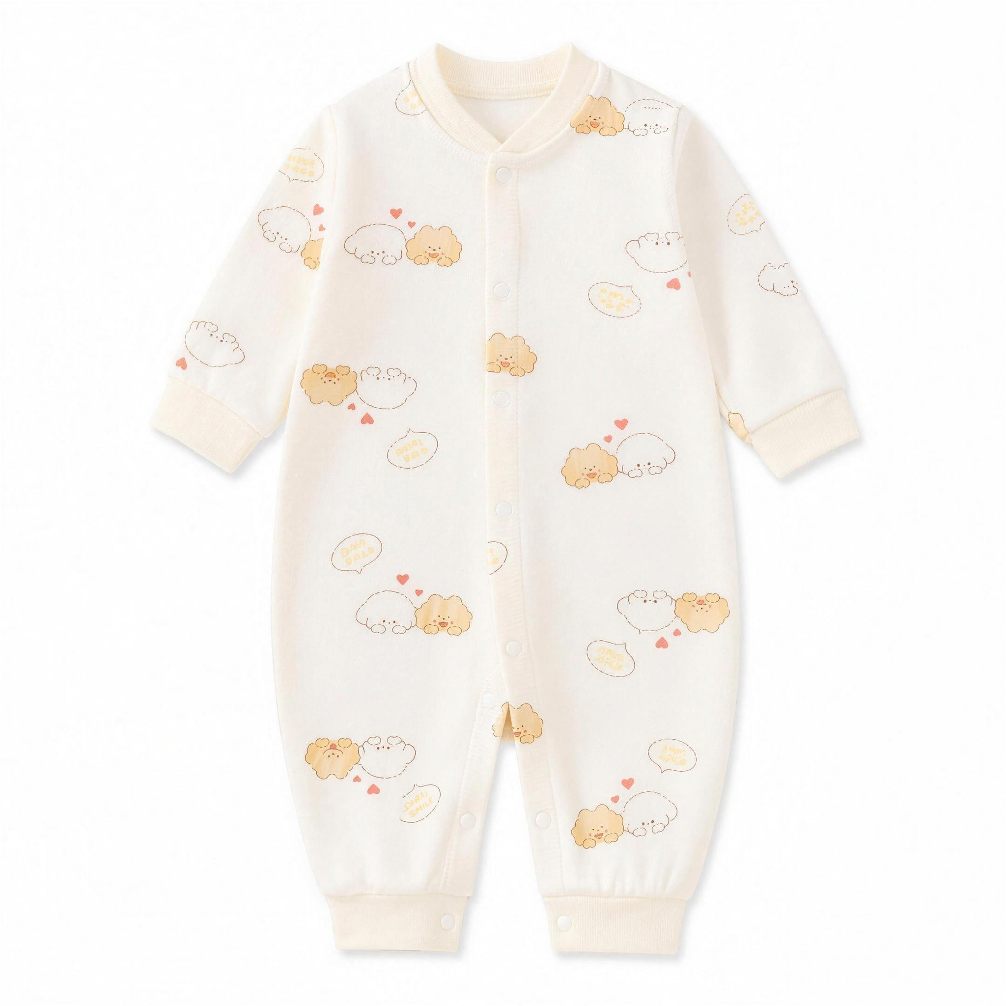 Puppy Cloud Romper - professional studio photo