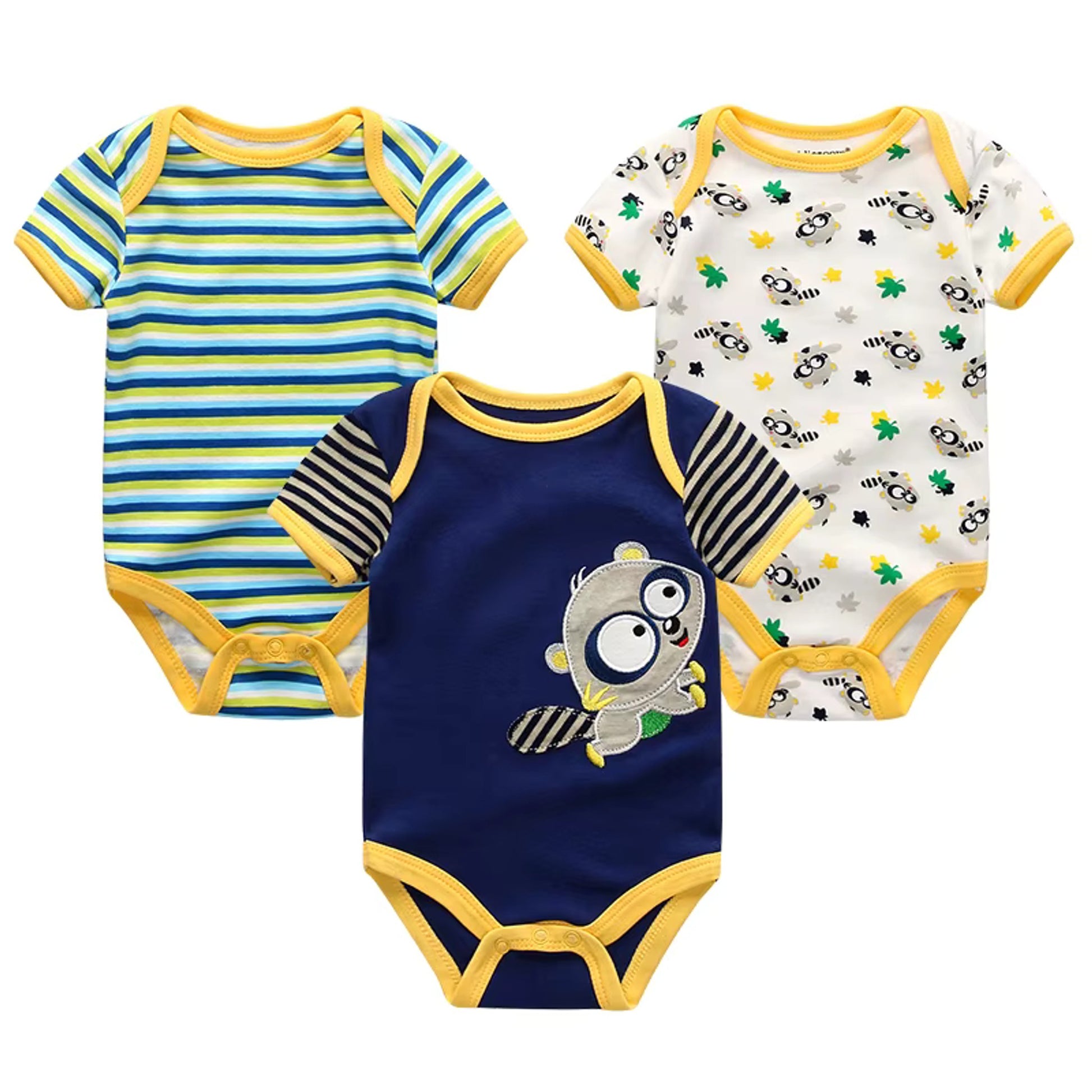 Raccoon Stripe Set - front