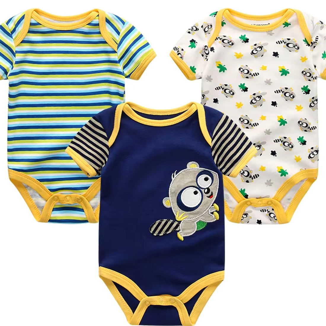 Raccoon Stripe Set - front