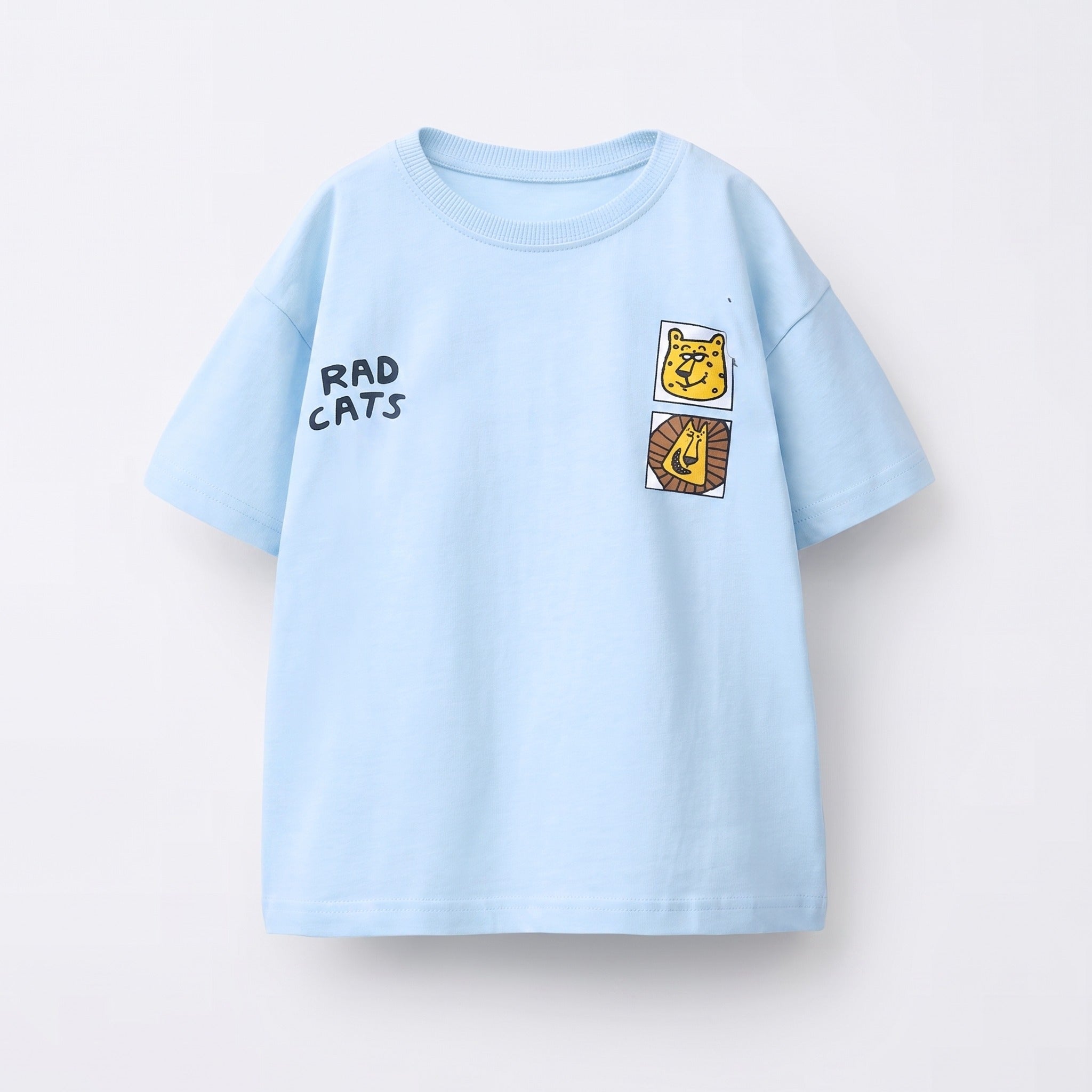 Rad Cats Tee in Wide Detail - baby and toddler t-shirts, professional product photo